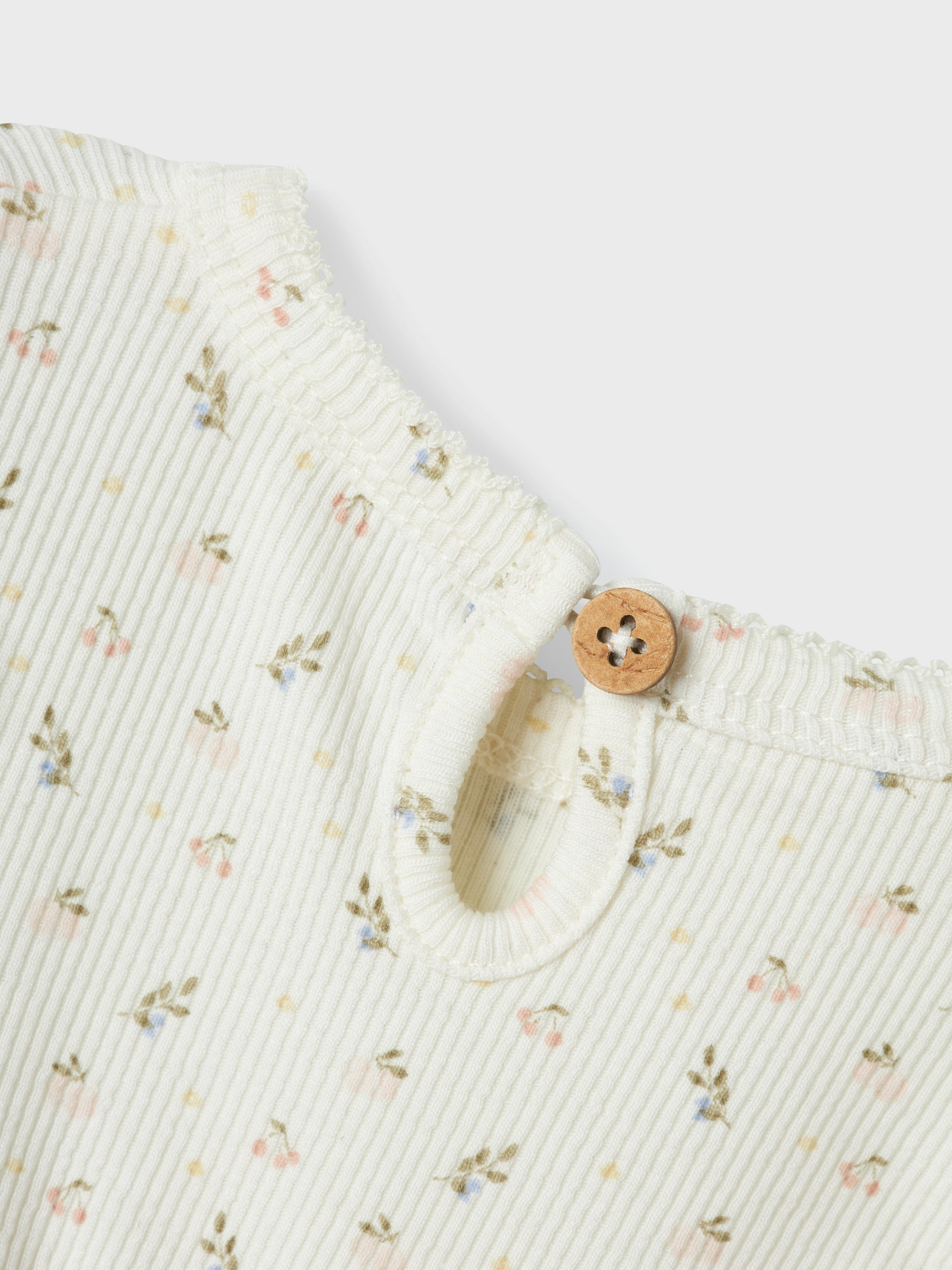 Lil Atelier Gago Kef SS Body Dress - Coconut Milk