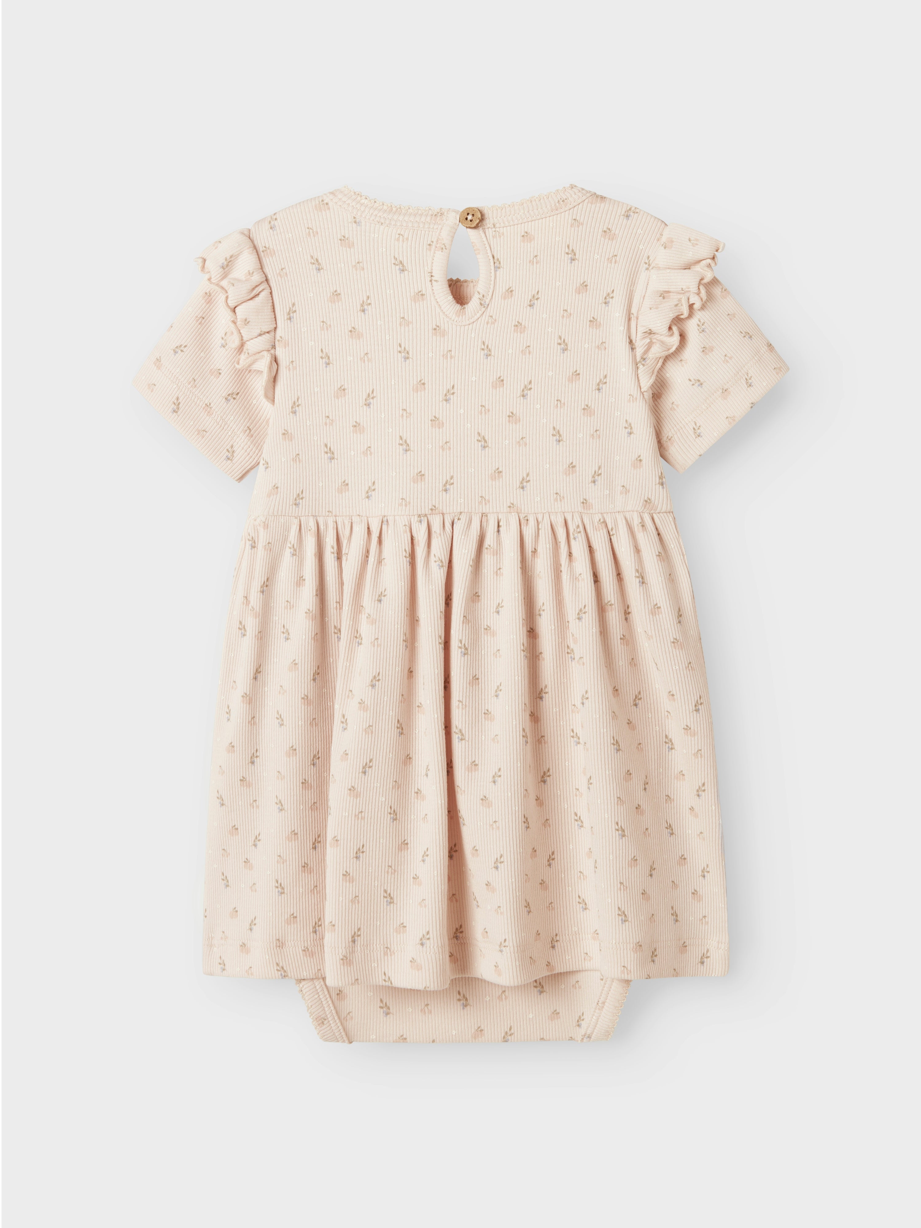 Lil Atelier Gago Kef SS Body Dress - Peach Blush