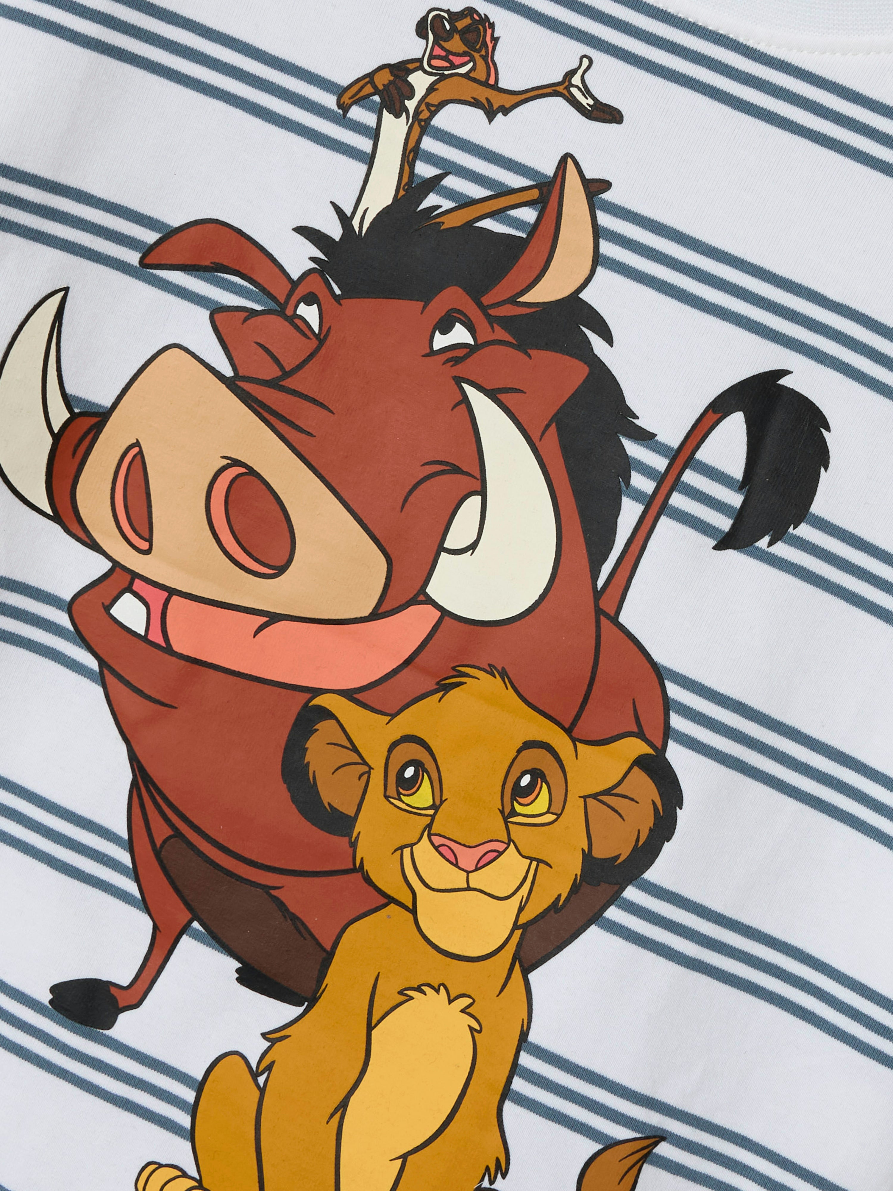 Name It Audo Lion King t-shirt - Bright White