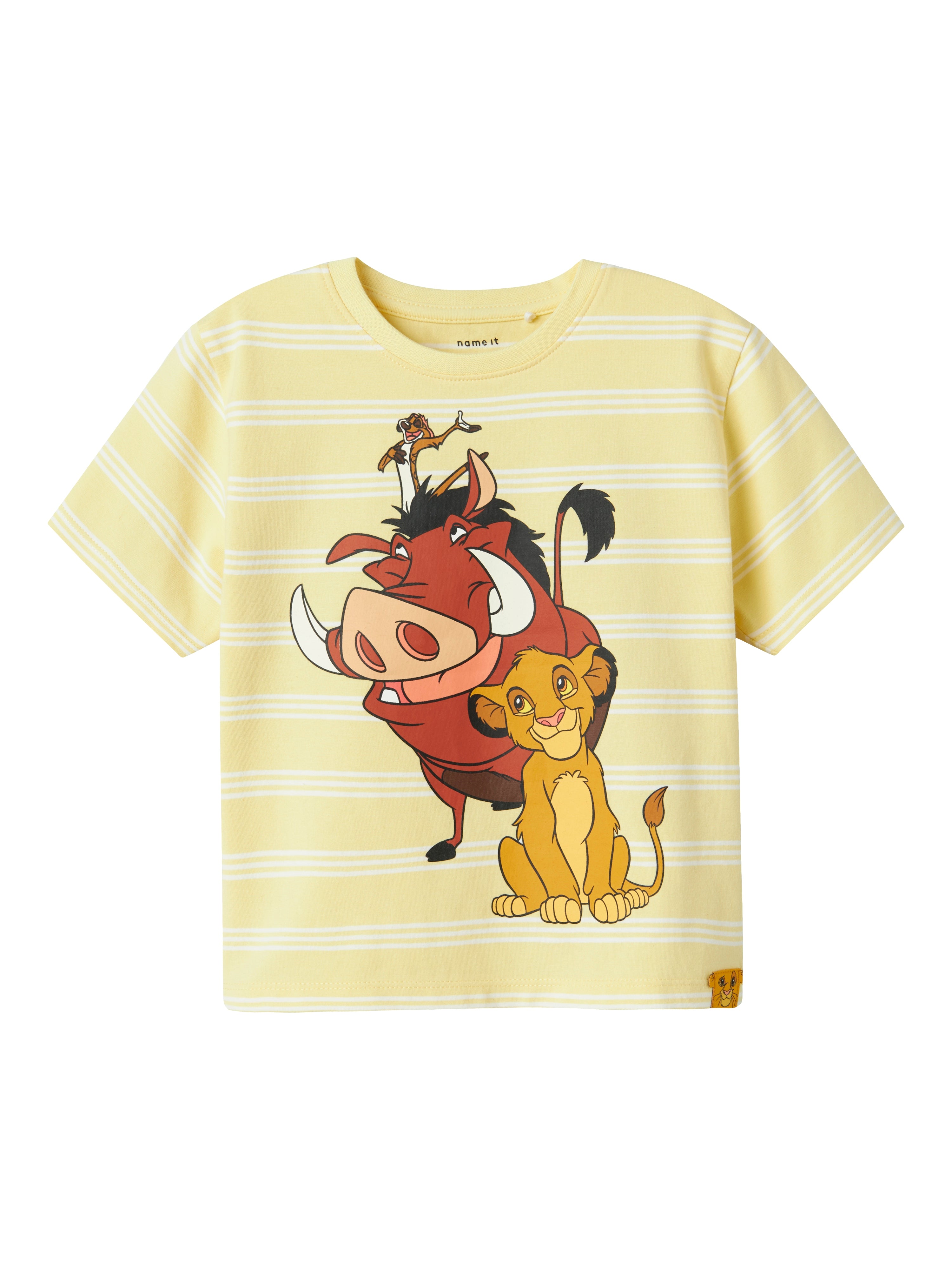 Name It Audo Lion King t-shirt - Lemon Meringue