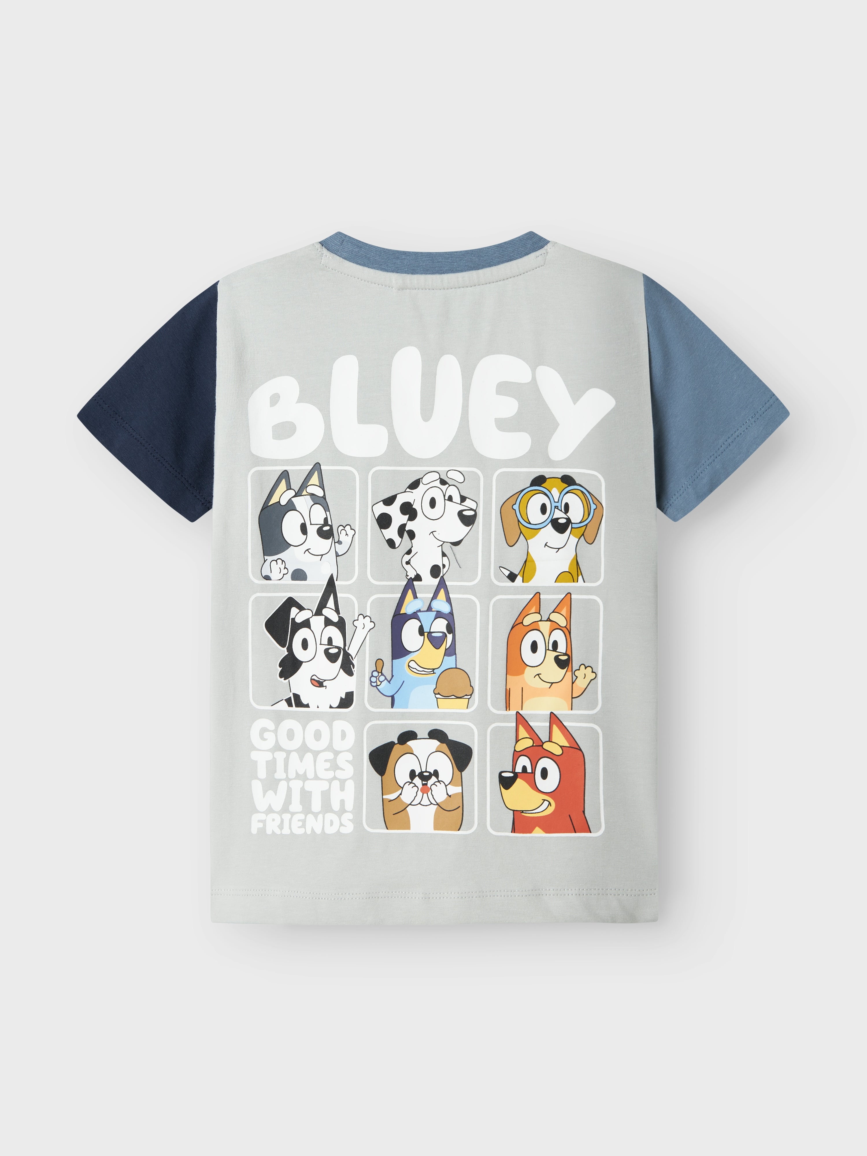 Name It Marmar Bluey SS Top - Pearl Blue