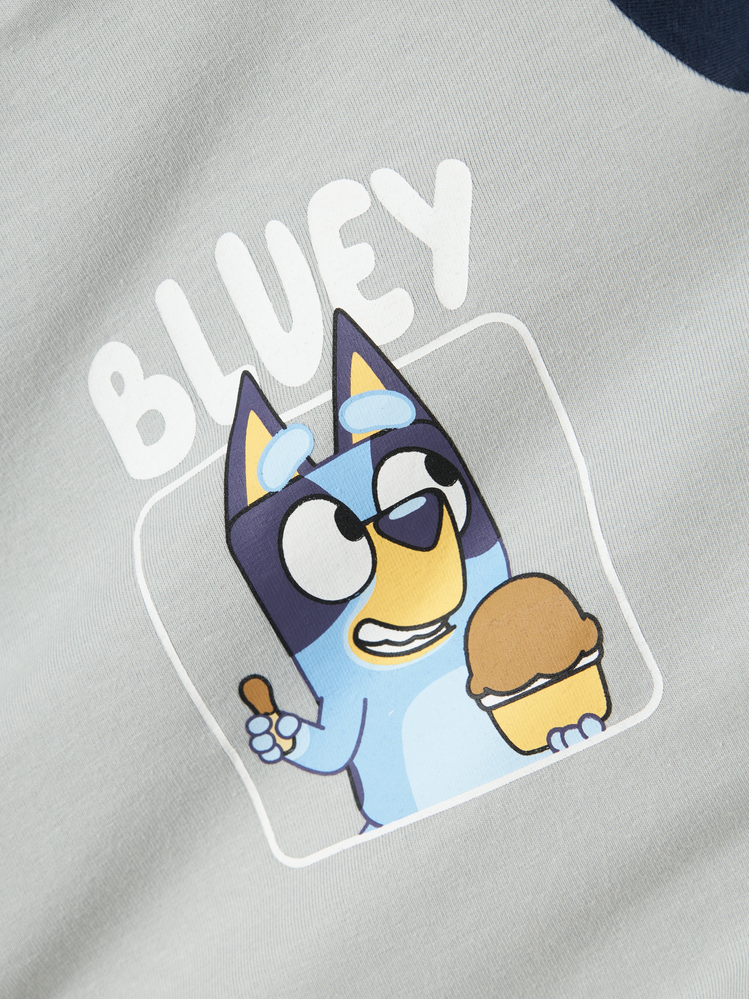 Name It Marmar Bluey SS Top - Pearl Blue