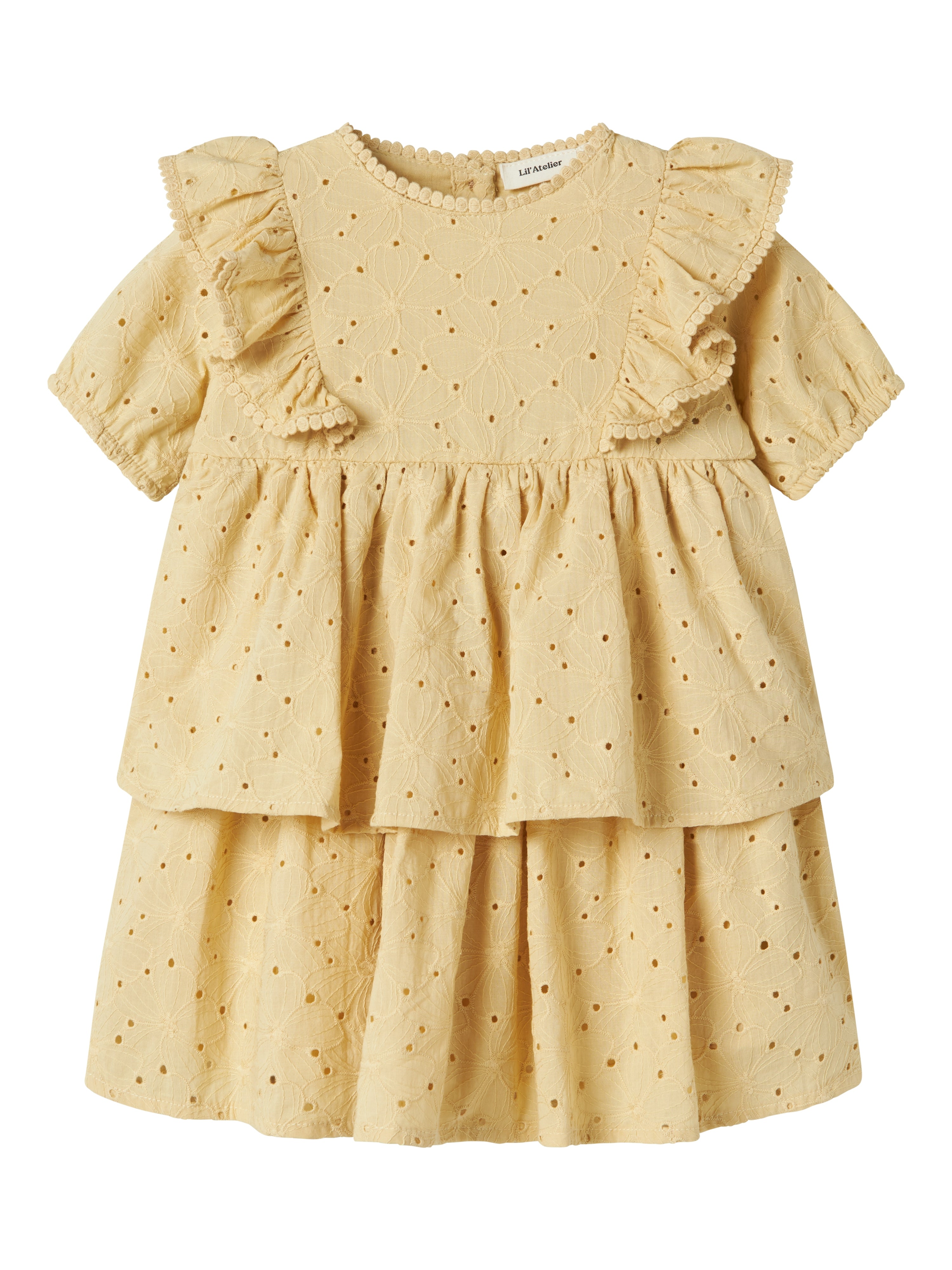 Lil Atelier Fabioli SS Loose Dress - Sea Mist