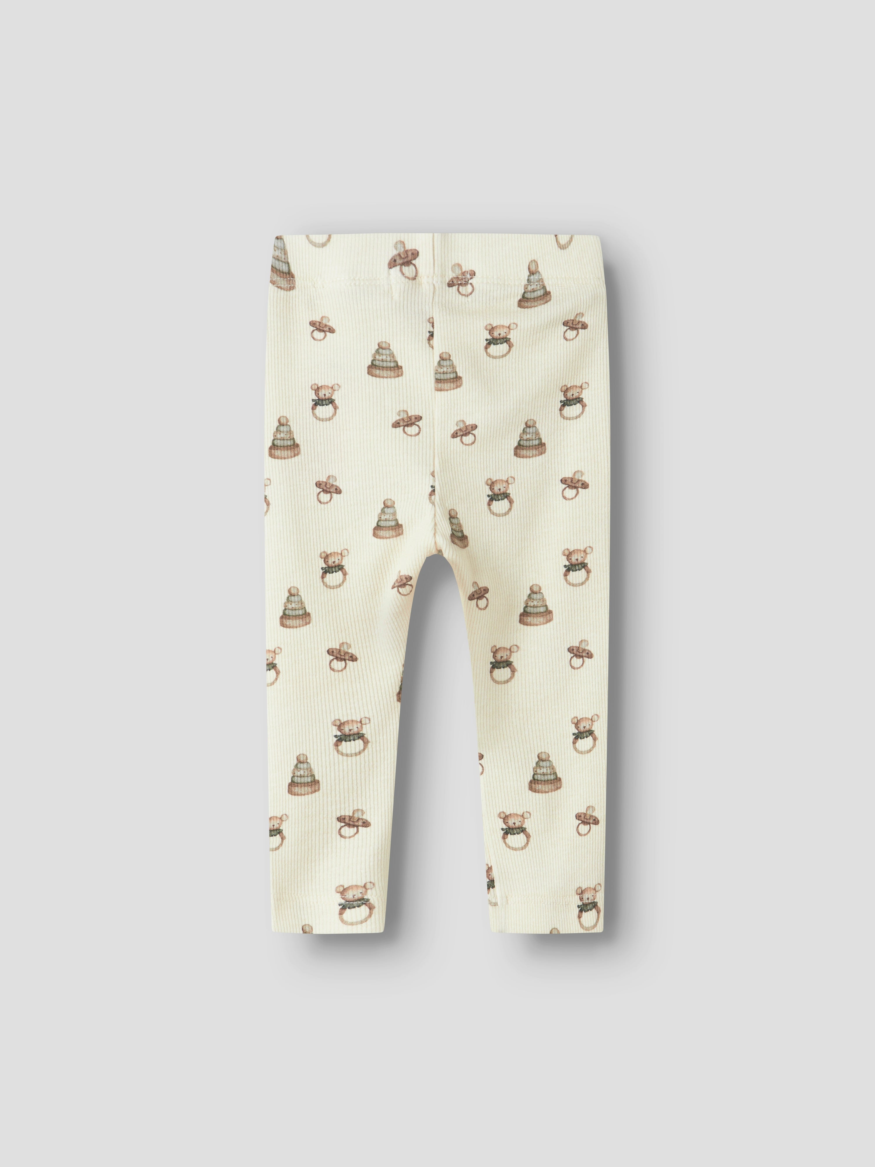 Lil Atelier Gavo Elf Slim Leggings - Turtledove/Toy