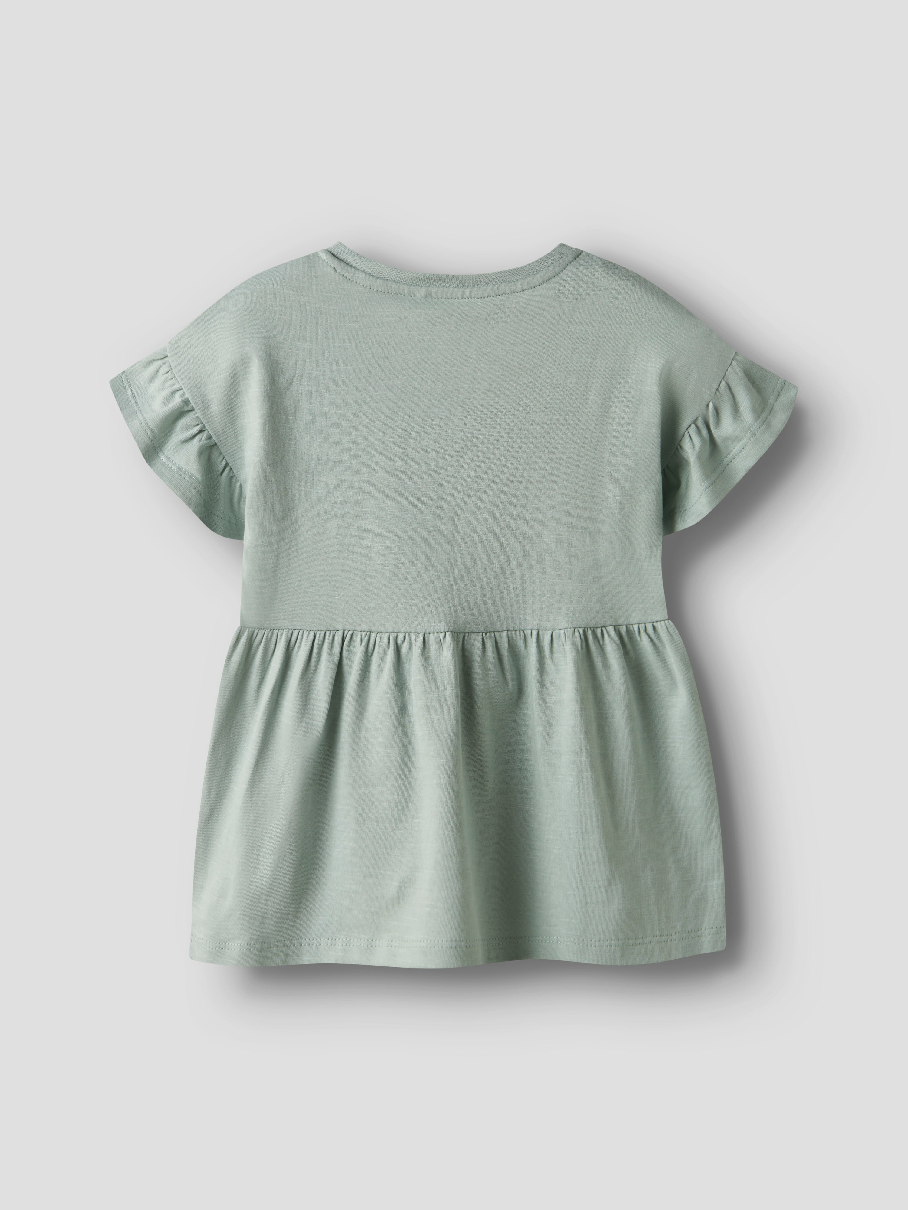 Name It Vavina SS Top - Aqua Gray