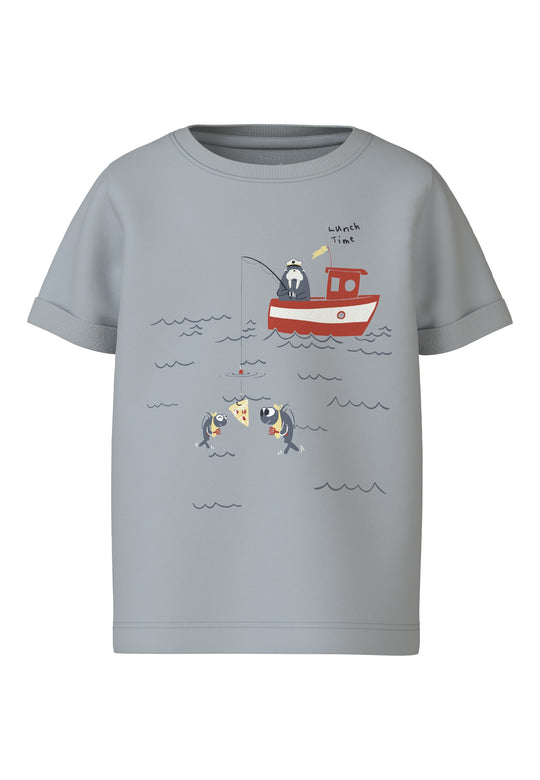 Name It Vux T-shirt - Pearl Blue