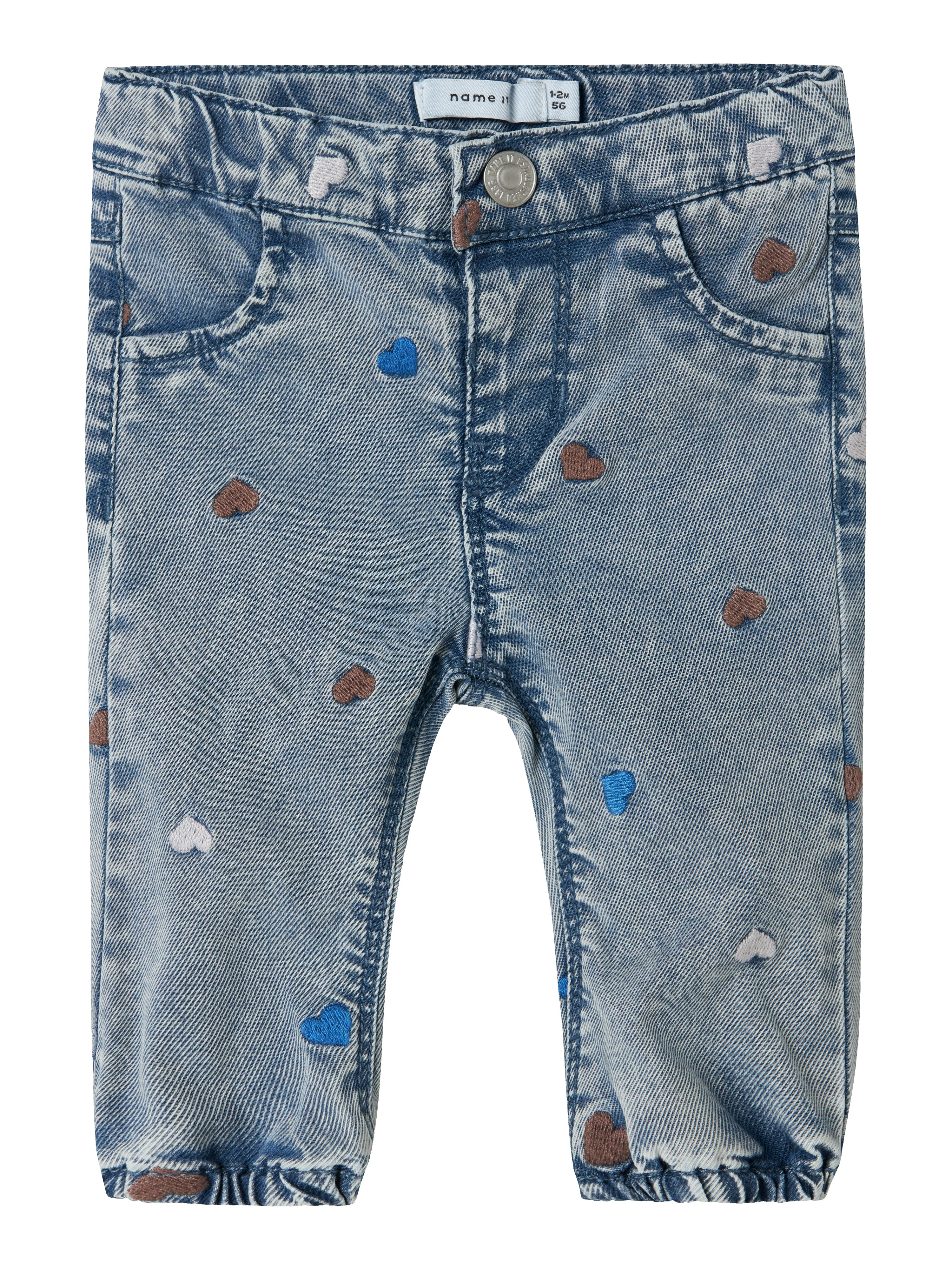 Name It Rose Shaped Jeans - Light Blue Denim