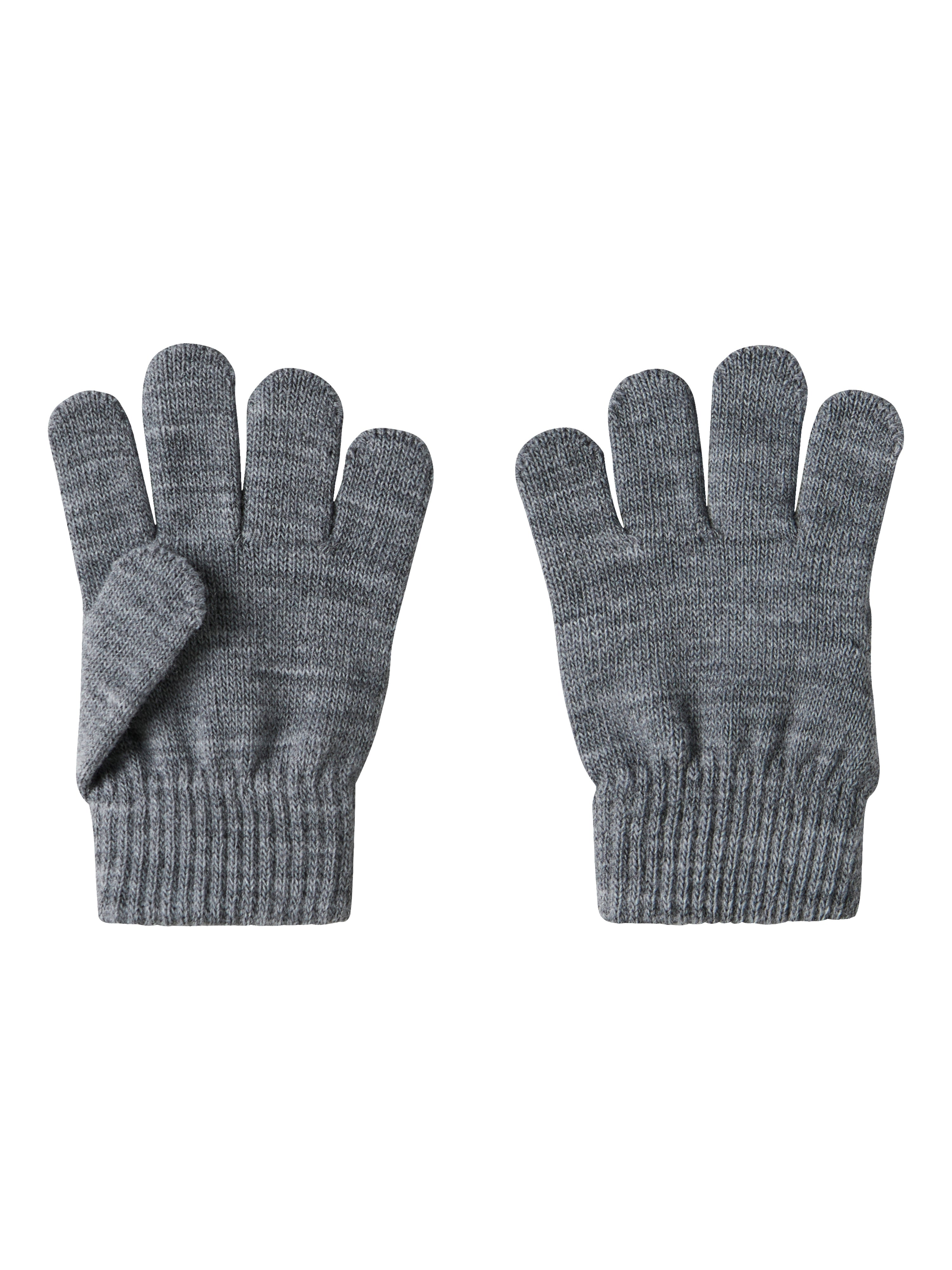 Name It Magic Knit Gloves - Grey Melange