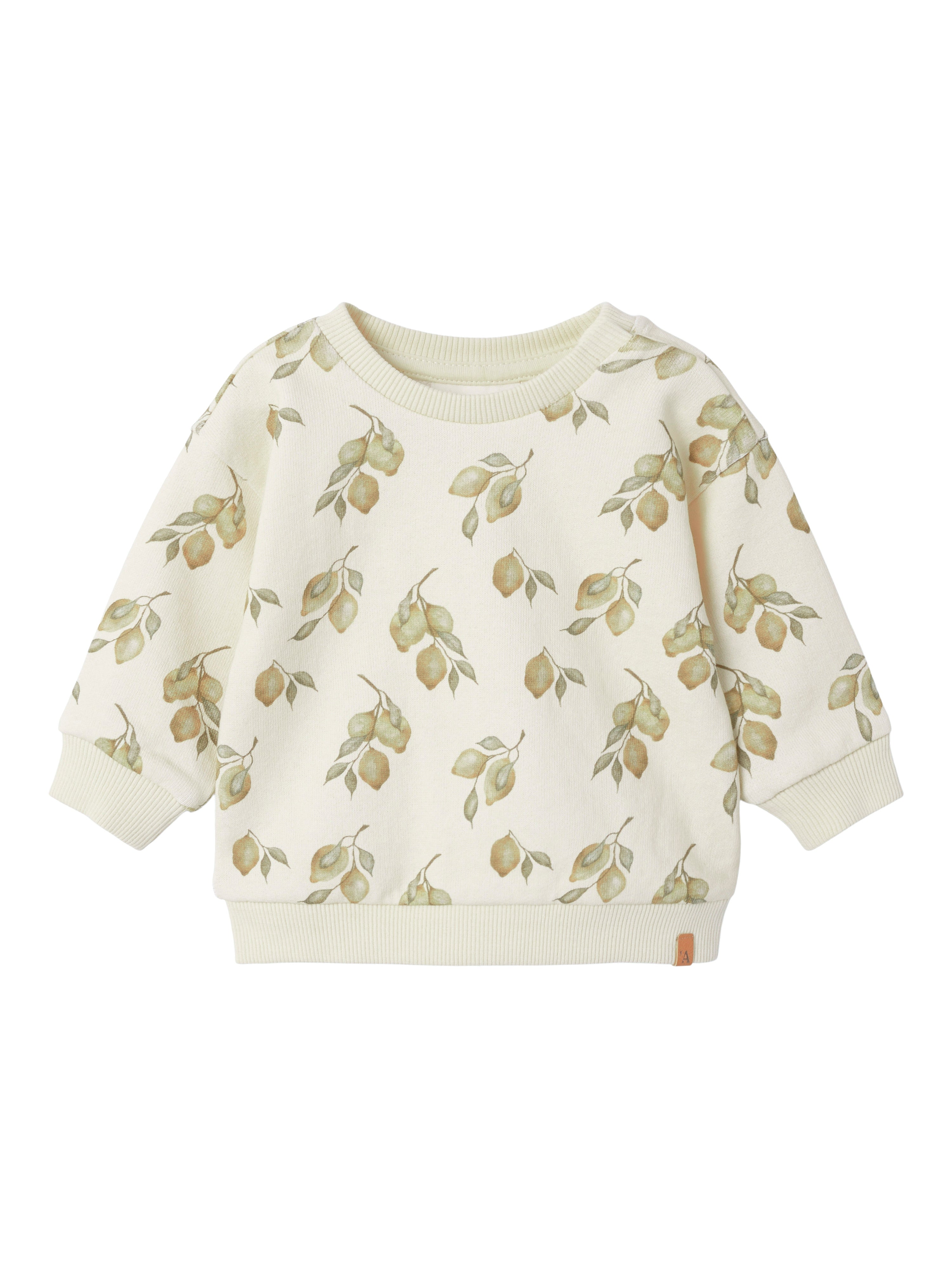 Lil Atelier Jobo Kio Loose Sweat shirt - Turtledove/Lemons
