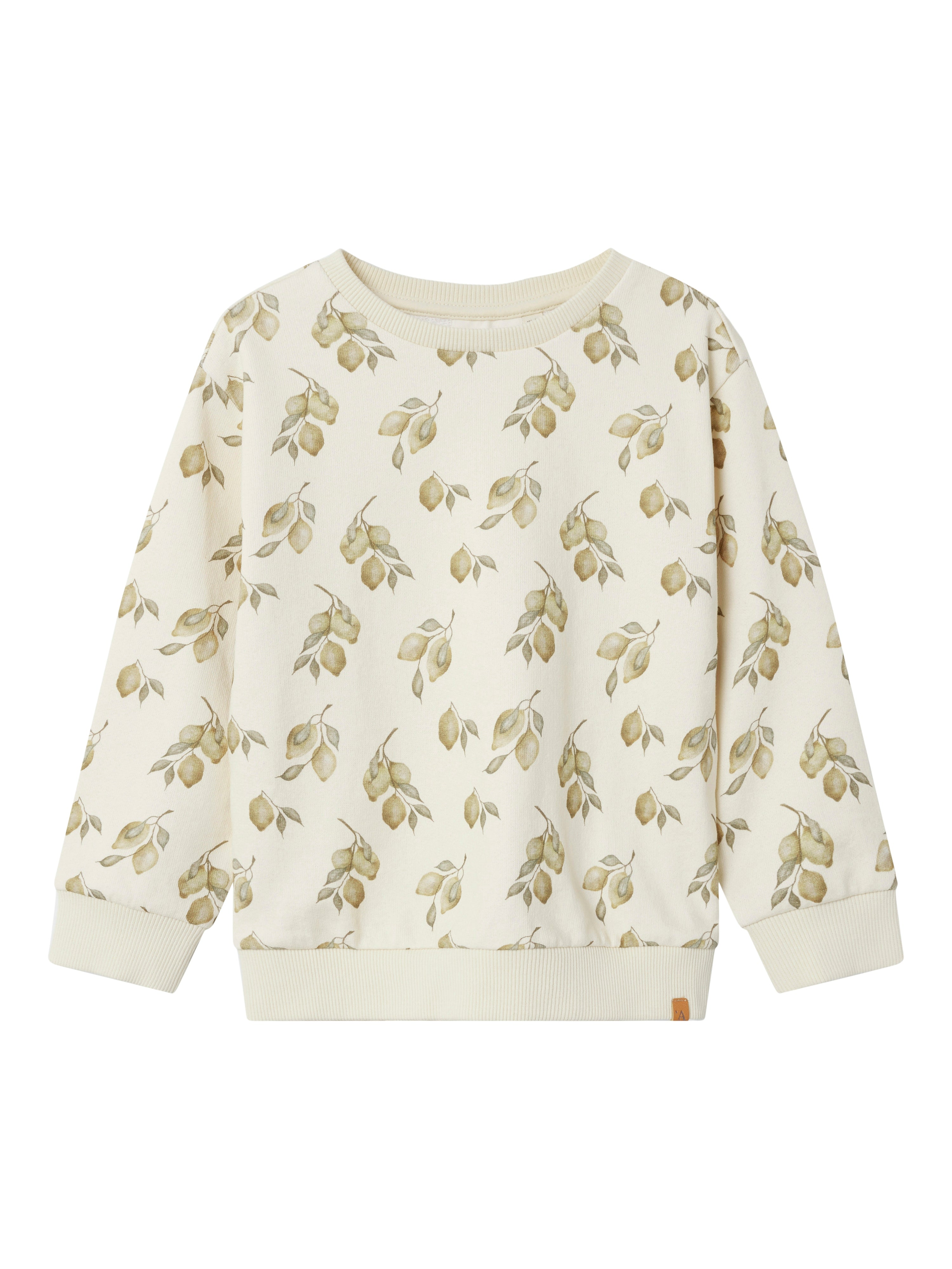 Lil Atelier Jobo Kio Loose Sweat shirt - Turtledove/Lemons