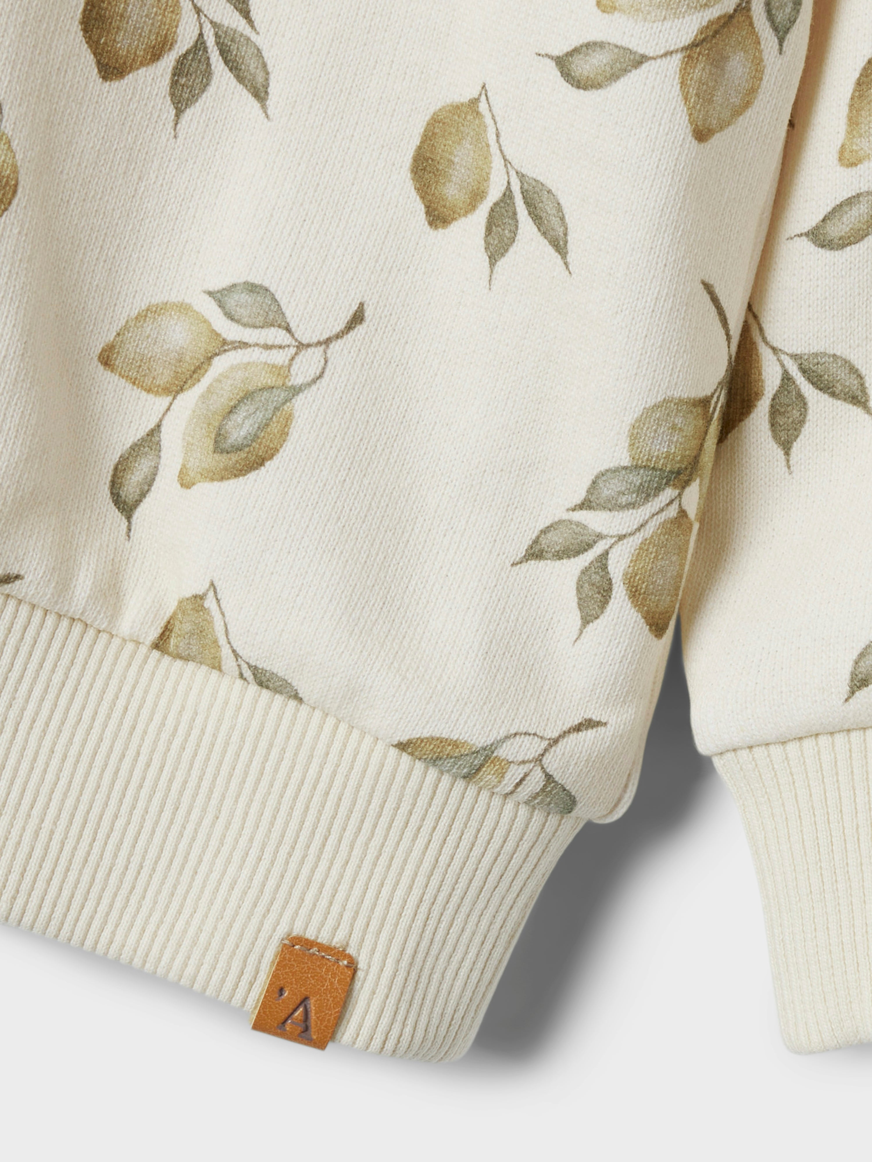 Lil Atelier Jobo Kio Loose Sweat shirt - Turtledove/Lemons