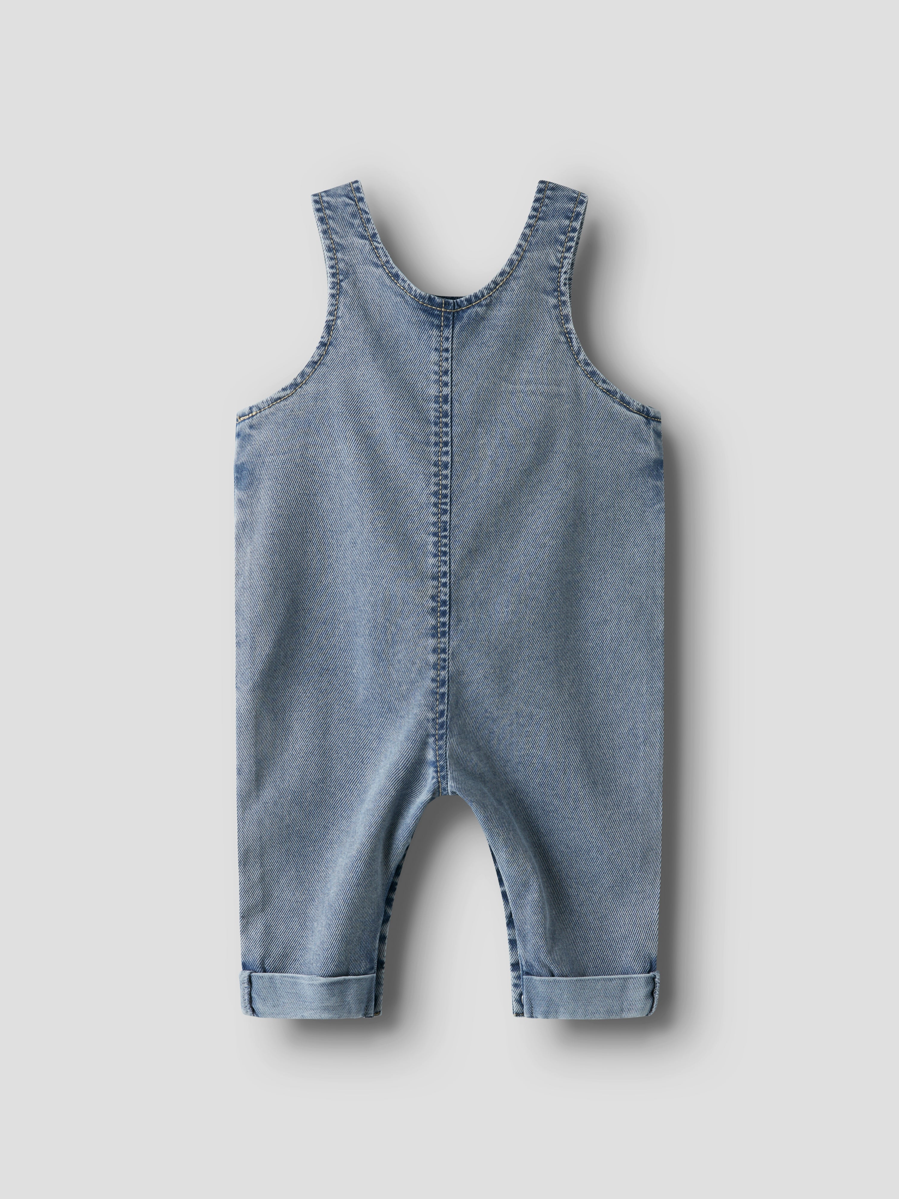 Name It Ben Baggy Denim Overall - Medium Blue Denim