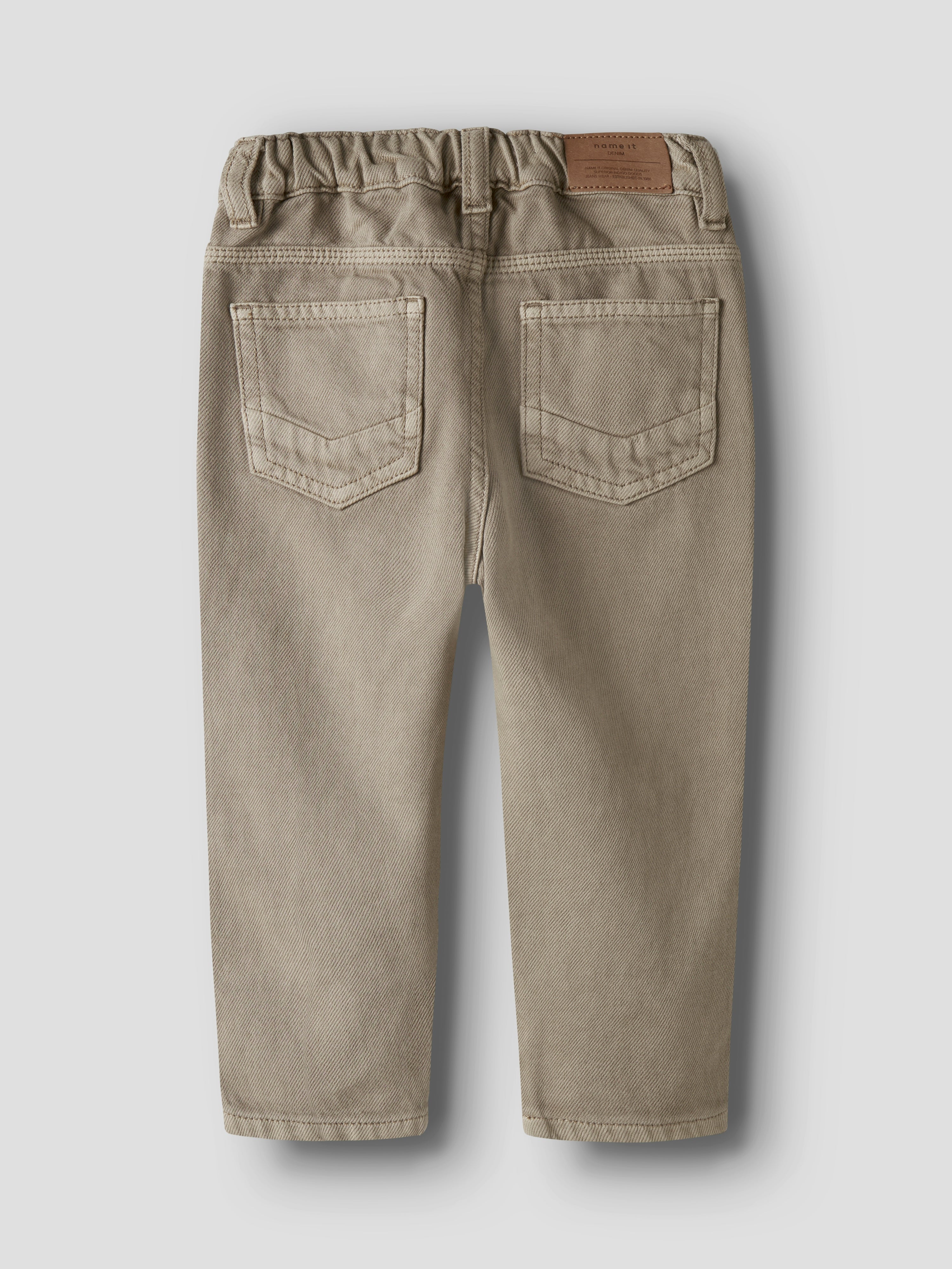 Name It Silas Tapered Twill Pants - Chinchilla