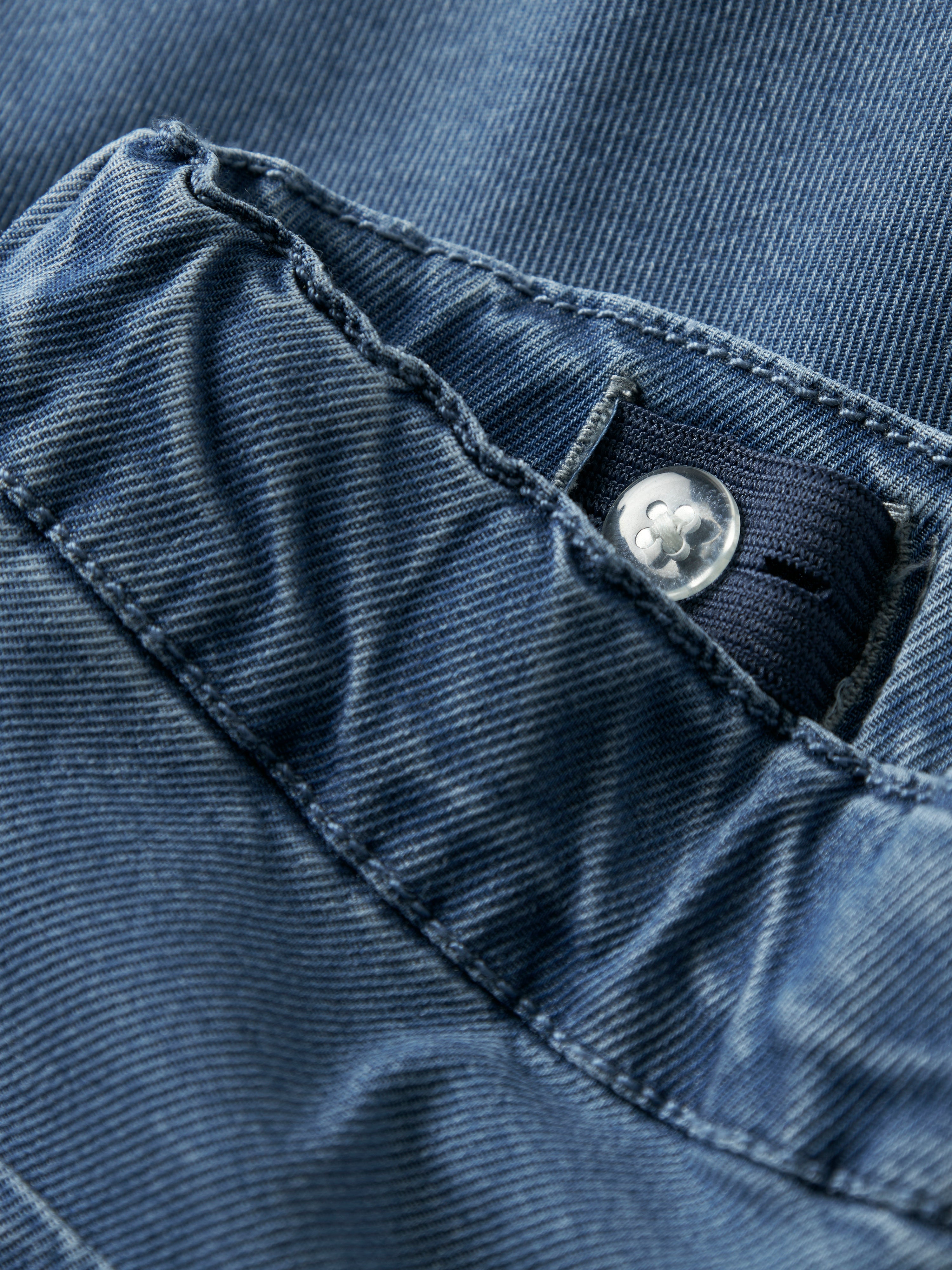 Name It Bella Wide Pull Up Jeans - Medium Blue Denim