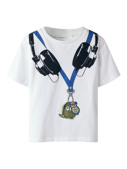 Name It Henni - SS Reg Top - Bright White