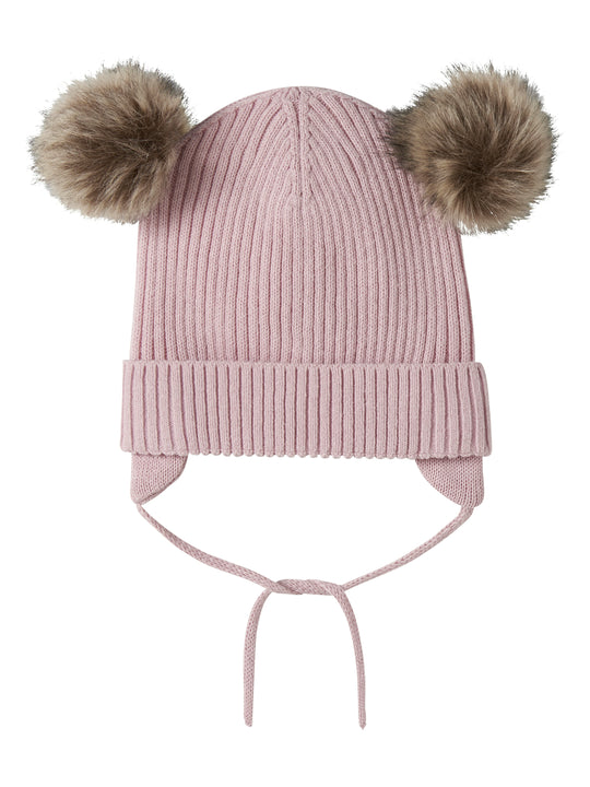 Name It Mara Knit Hat - Keepsake Lilac