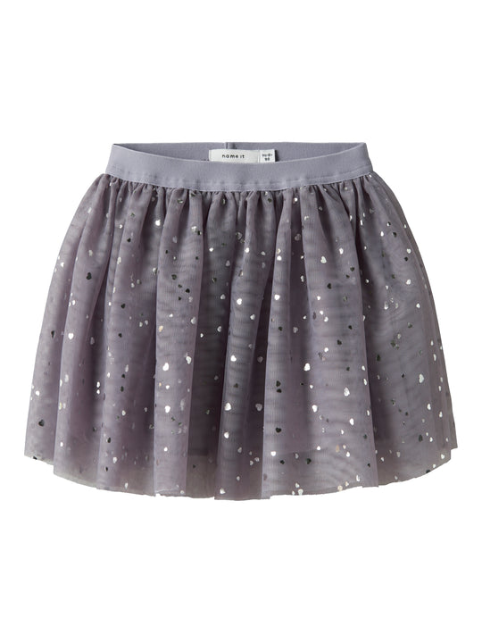 Name It Terana Tulle Skirt - Lavender Gray