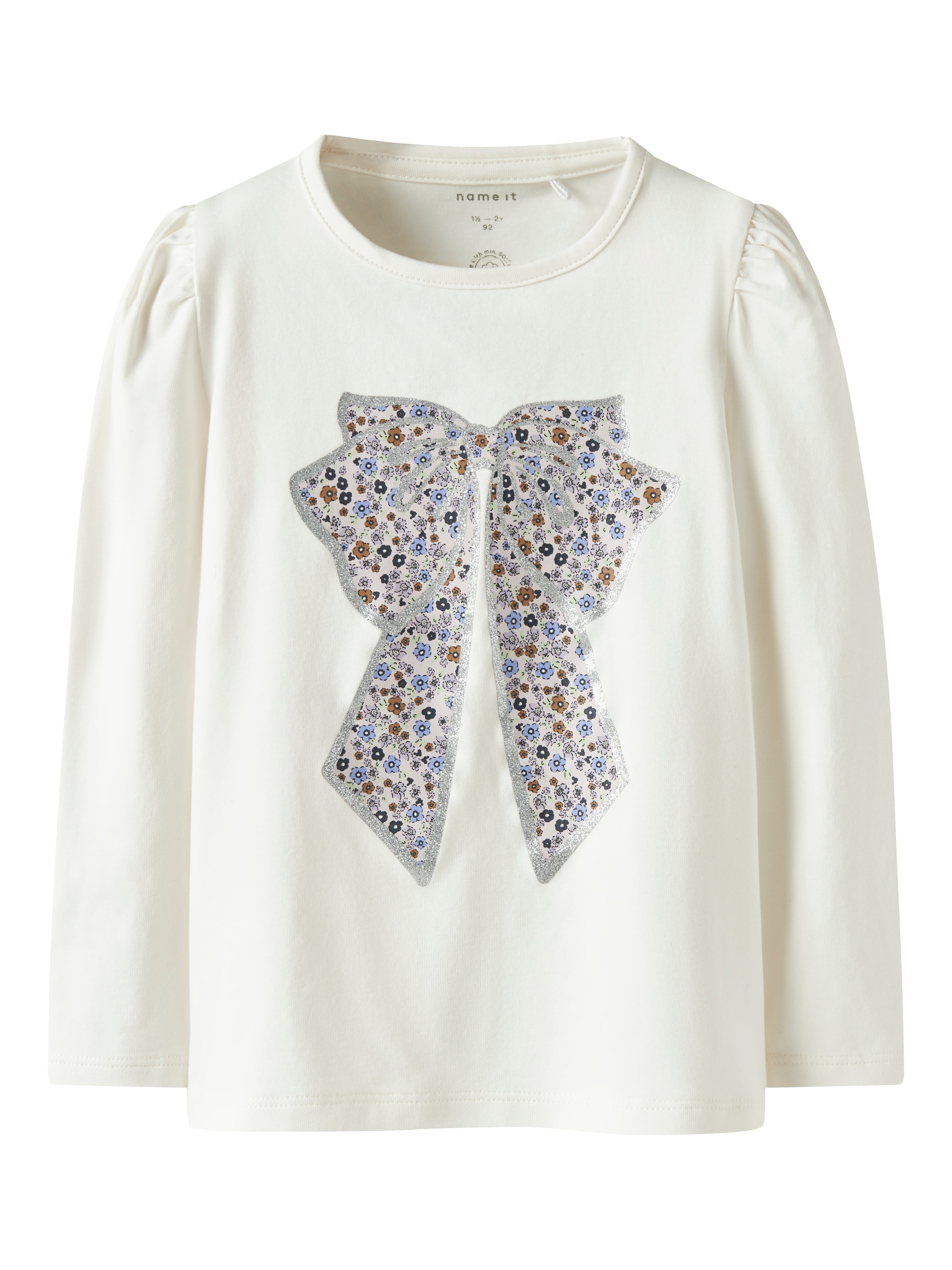 Name It Tally LS Top - Cloud Dancer