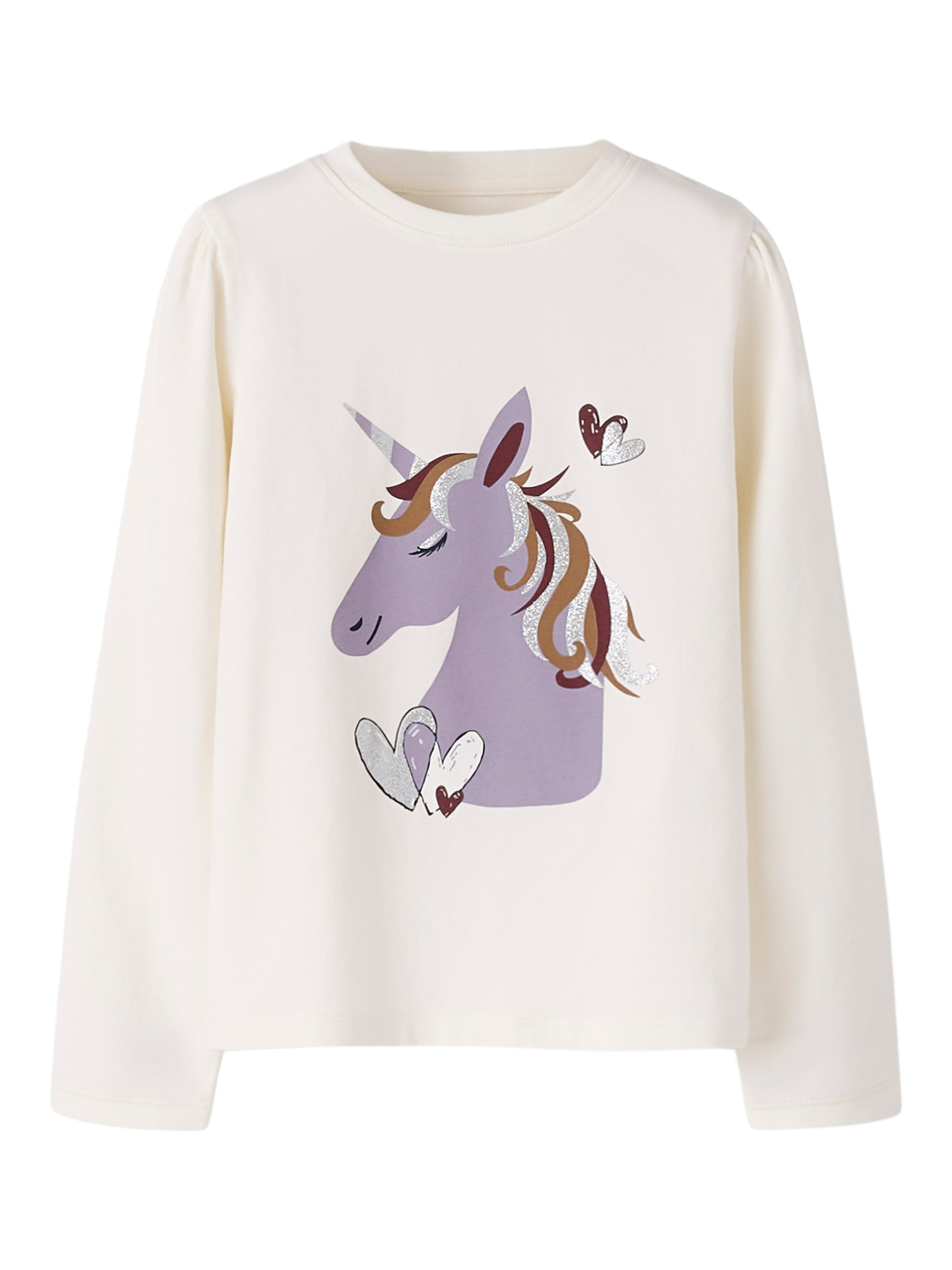 Name It Tearta LS Top - Cloud Dancer