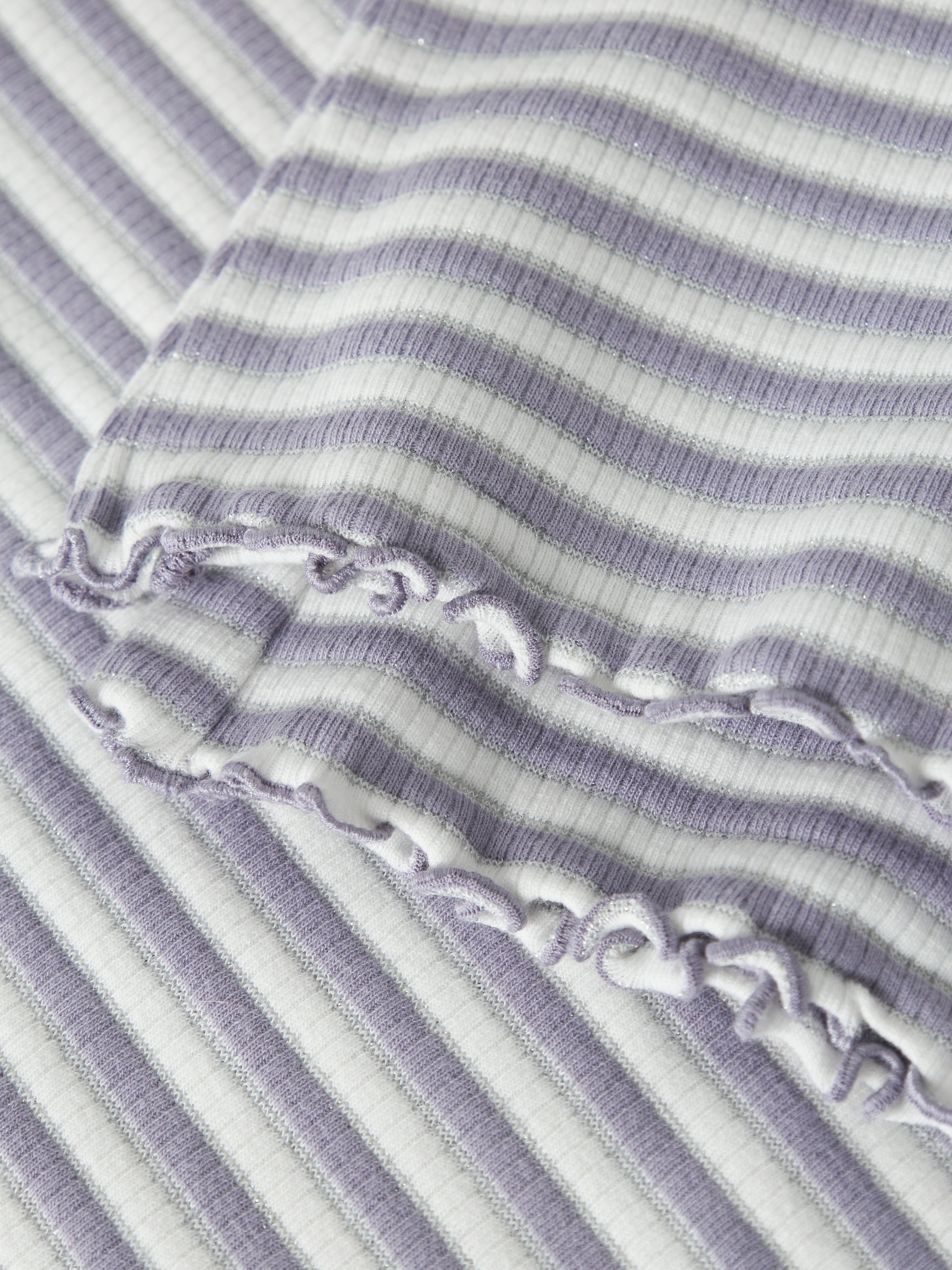 Name It Taias Flared Pant - Lavender Gray/Cloud Dancer