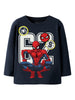 Name It Deep - Spider LS Nreg Top Box Mar - Navy Blazer