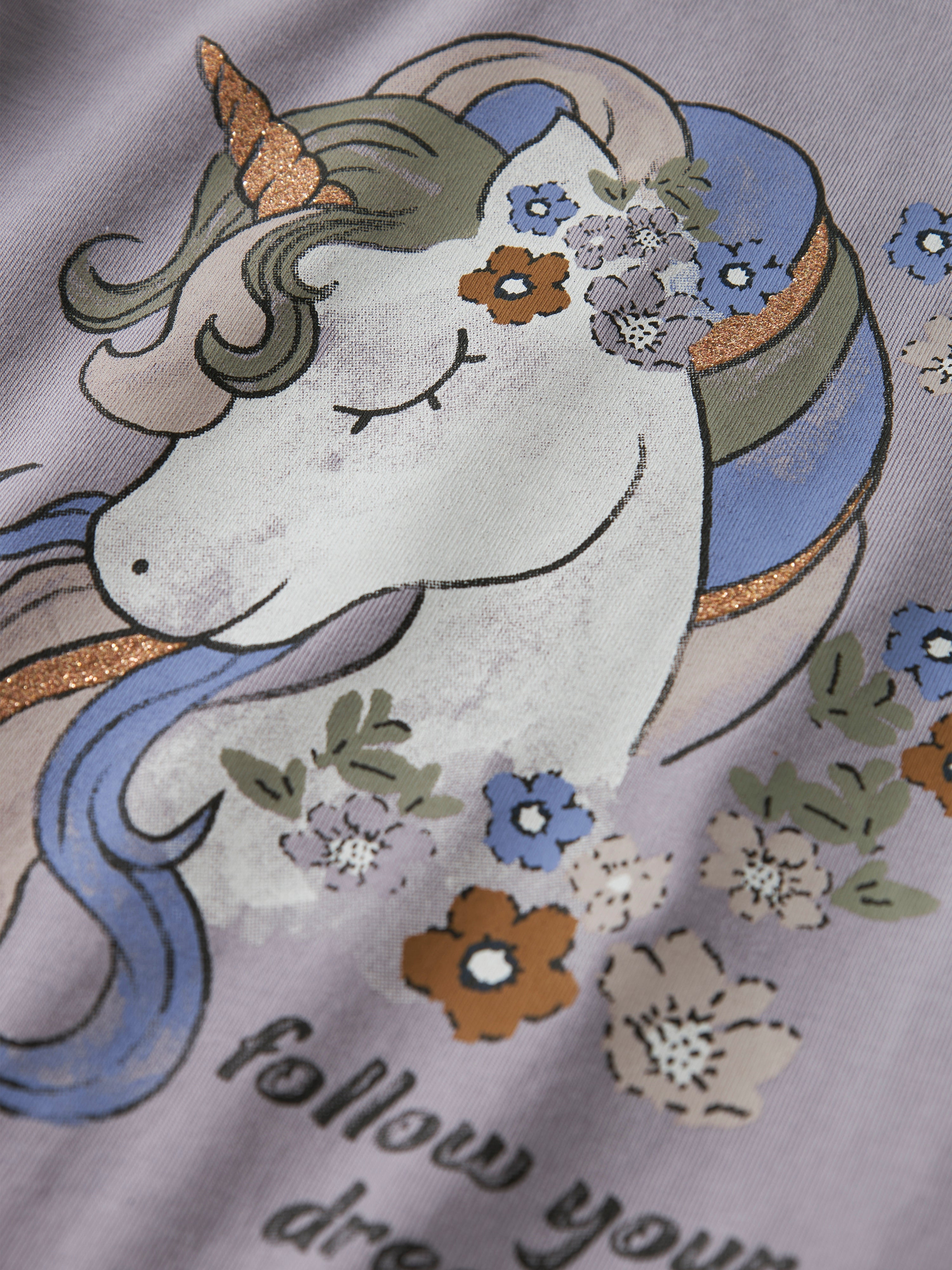 Name It Tulinea LS Top - Lavender Gray