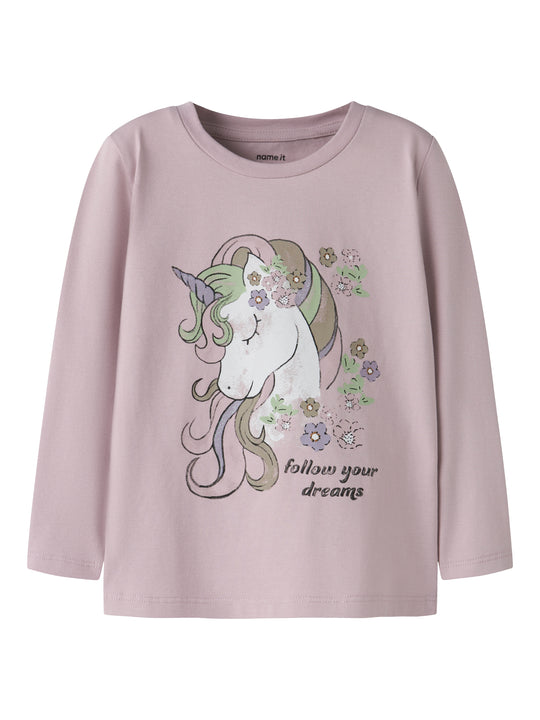 Name It Tulinea LS Top - Dawn Pink