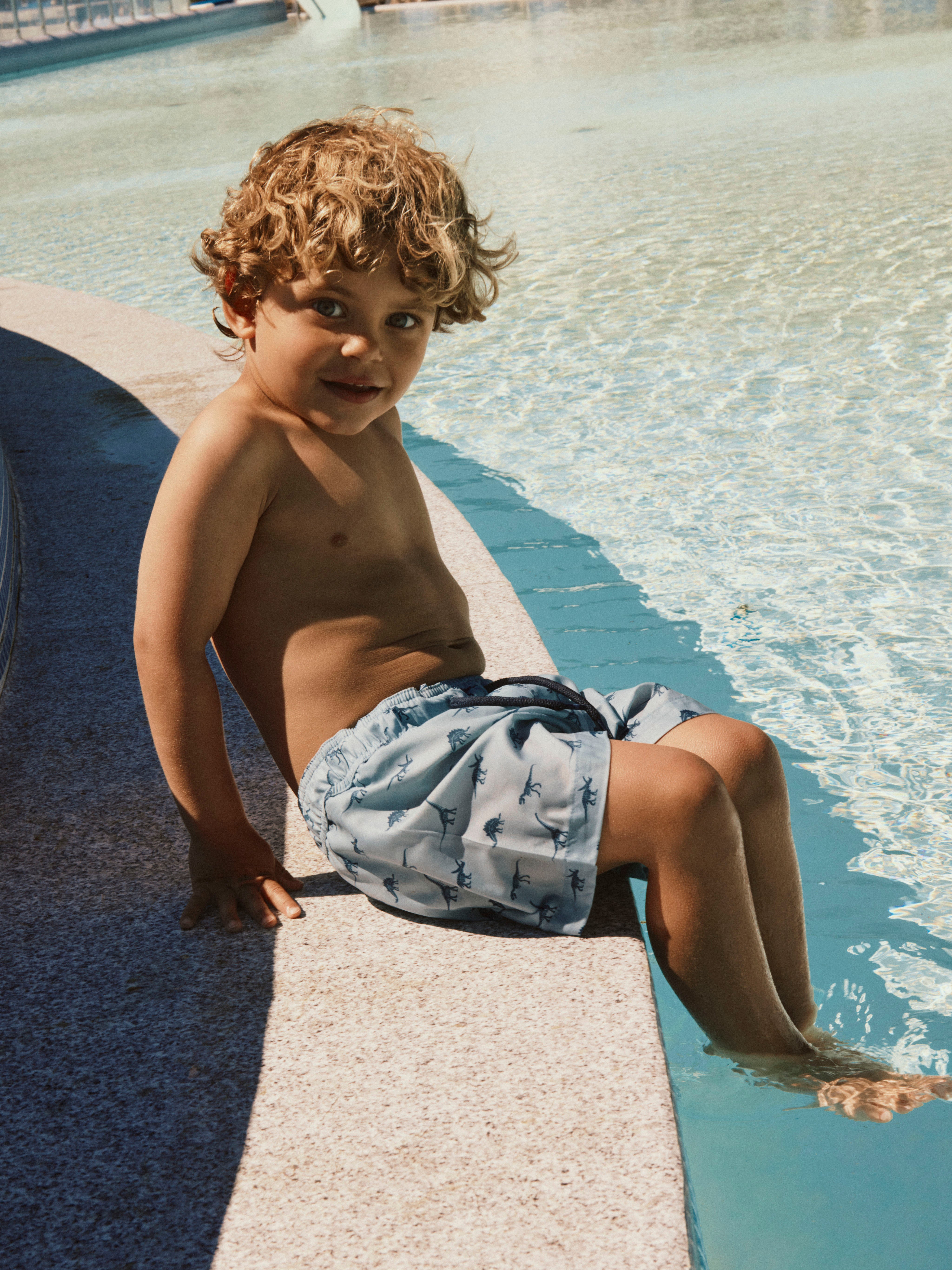 Name It Zune Swim Shorts - Blue Fog