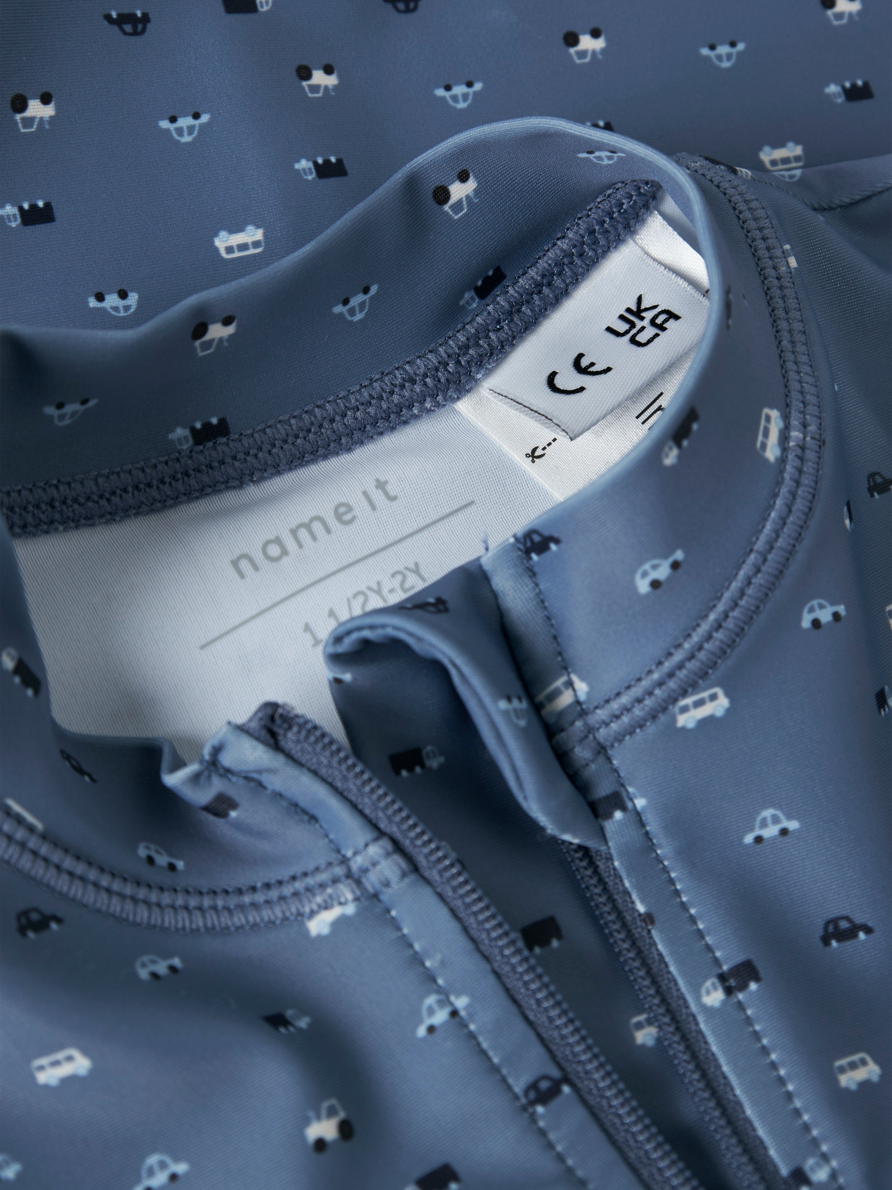 Name It Zippo 3/4 UV Swimsuit - Vintage Indigo