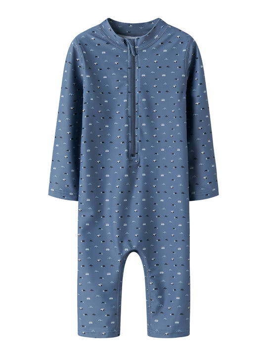 Name It Zippo 3/4 UV Swimsuit - Vintage Indigo