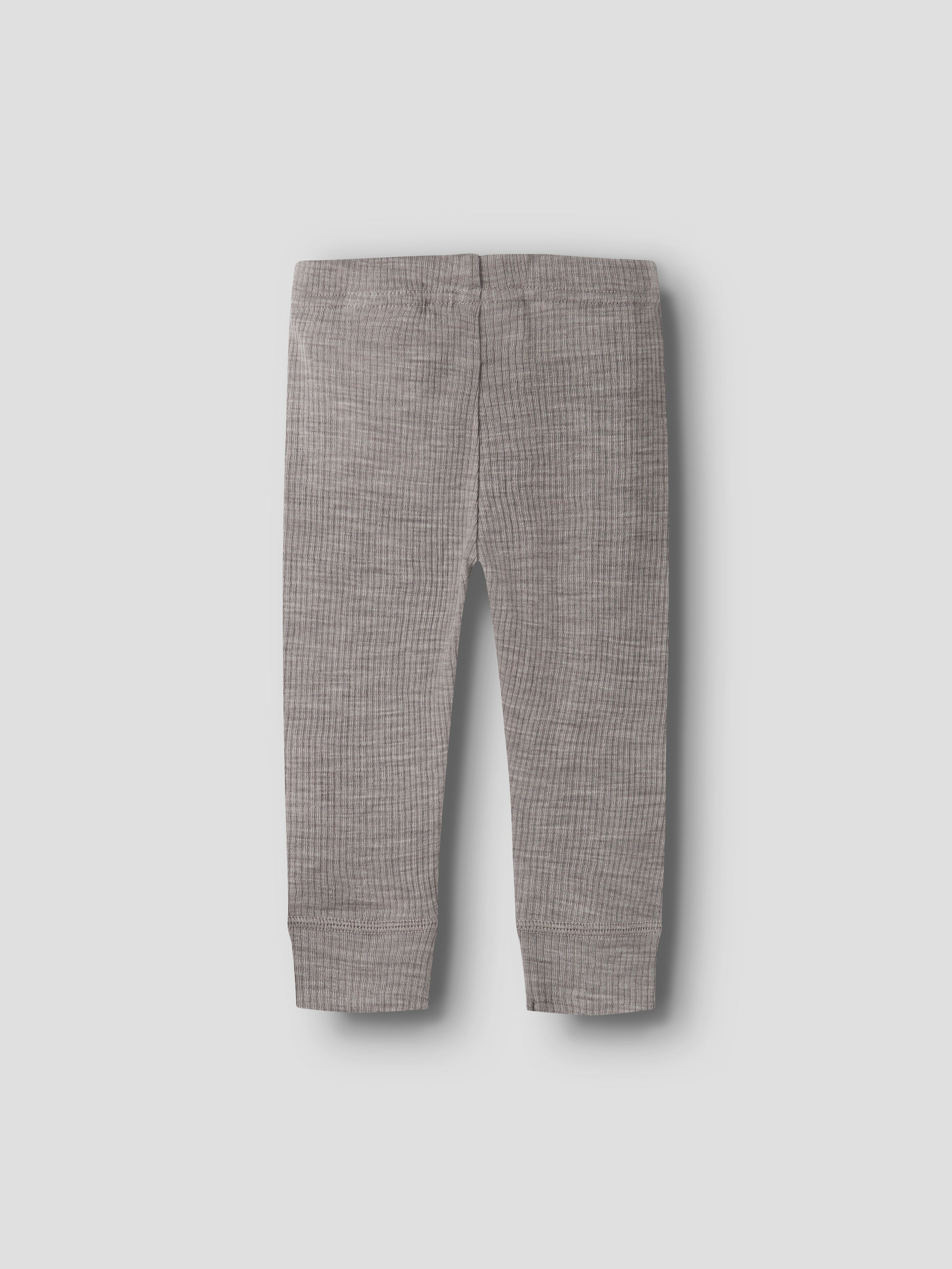 Name It Wax - Wool Rib Leggings - Satellite