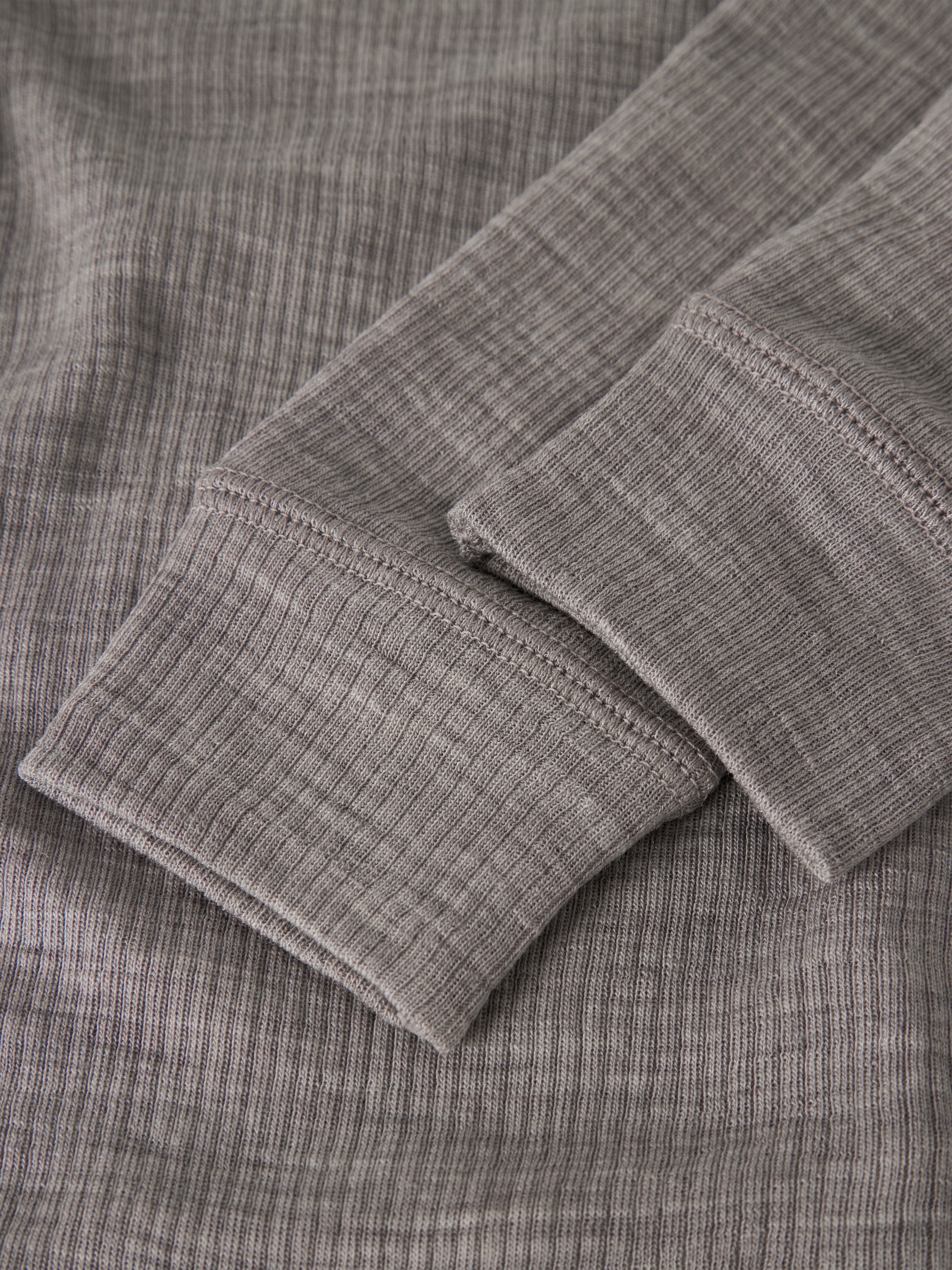Name It Wax - Wool Rib Leggings - Satellite