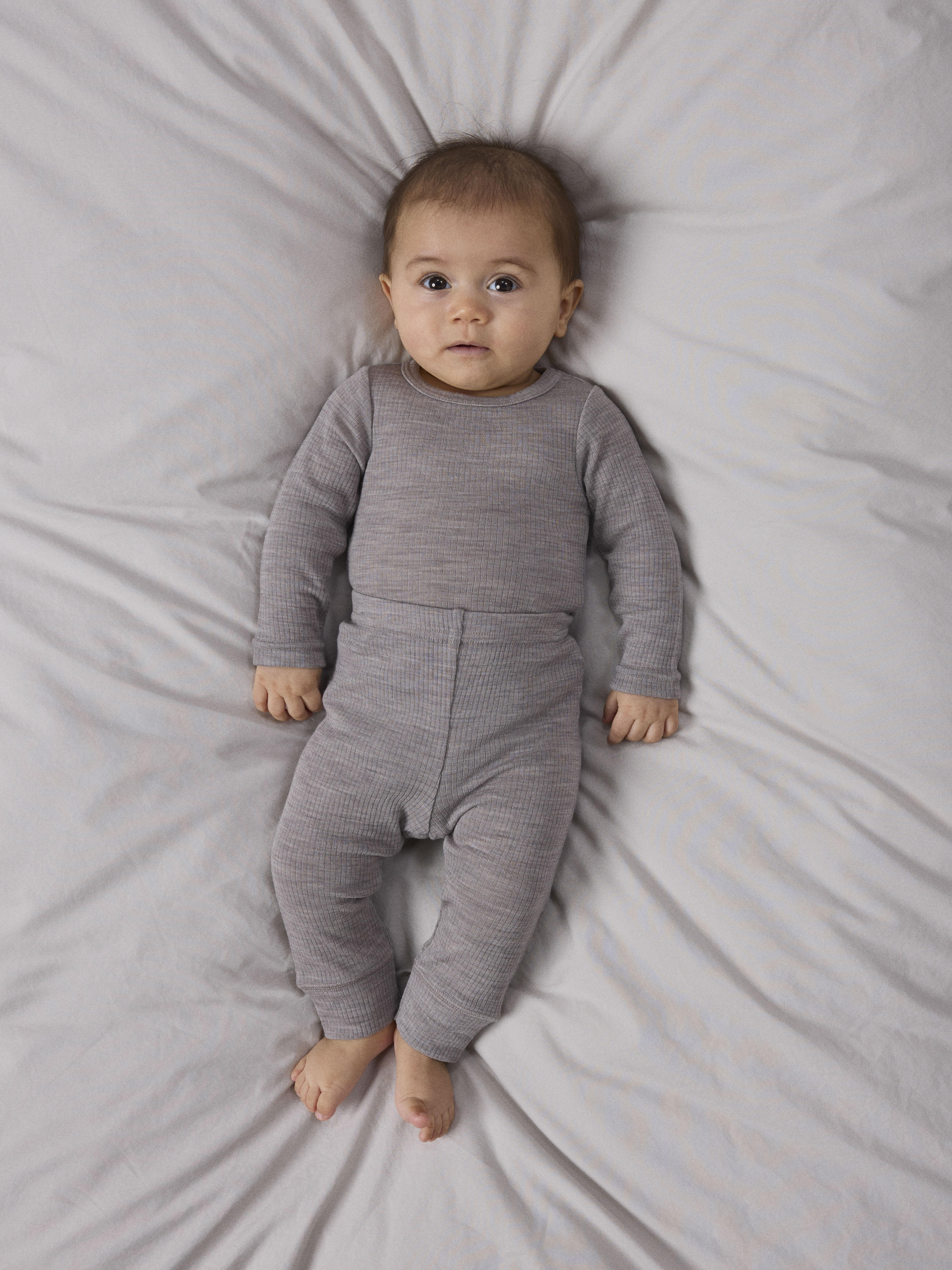Name It Wax - Wool Rib LS Body - Satellite