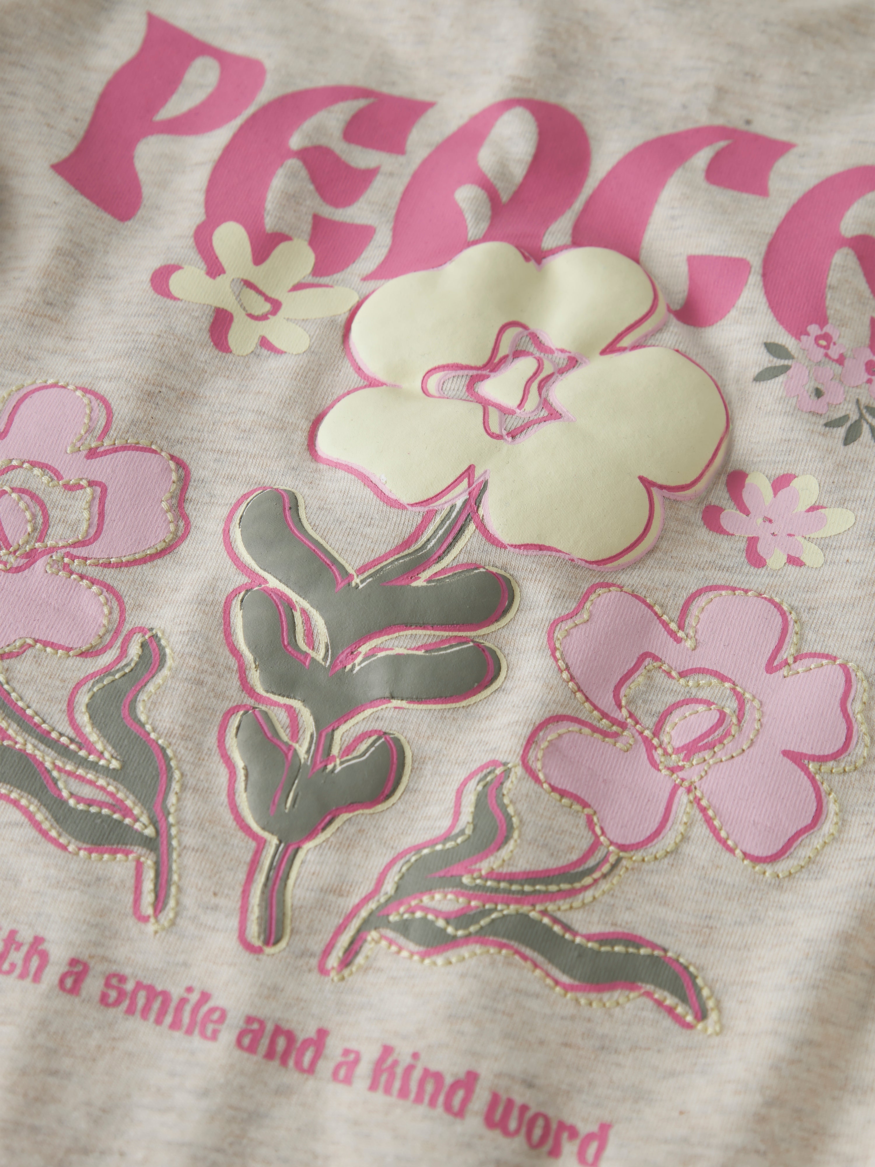 Name It Dartiana SS Top - Peyote Melange