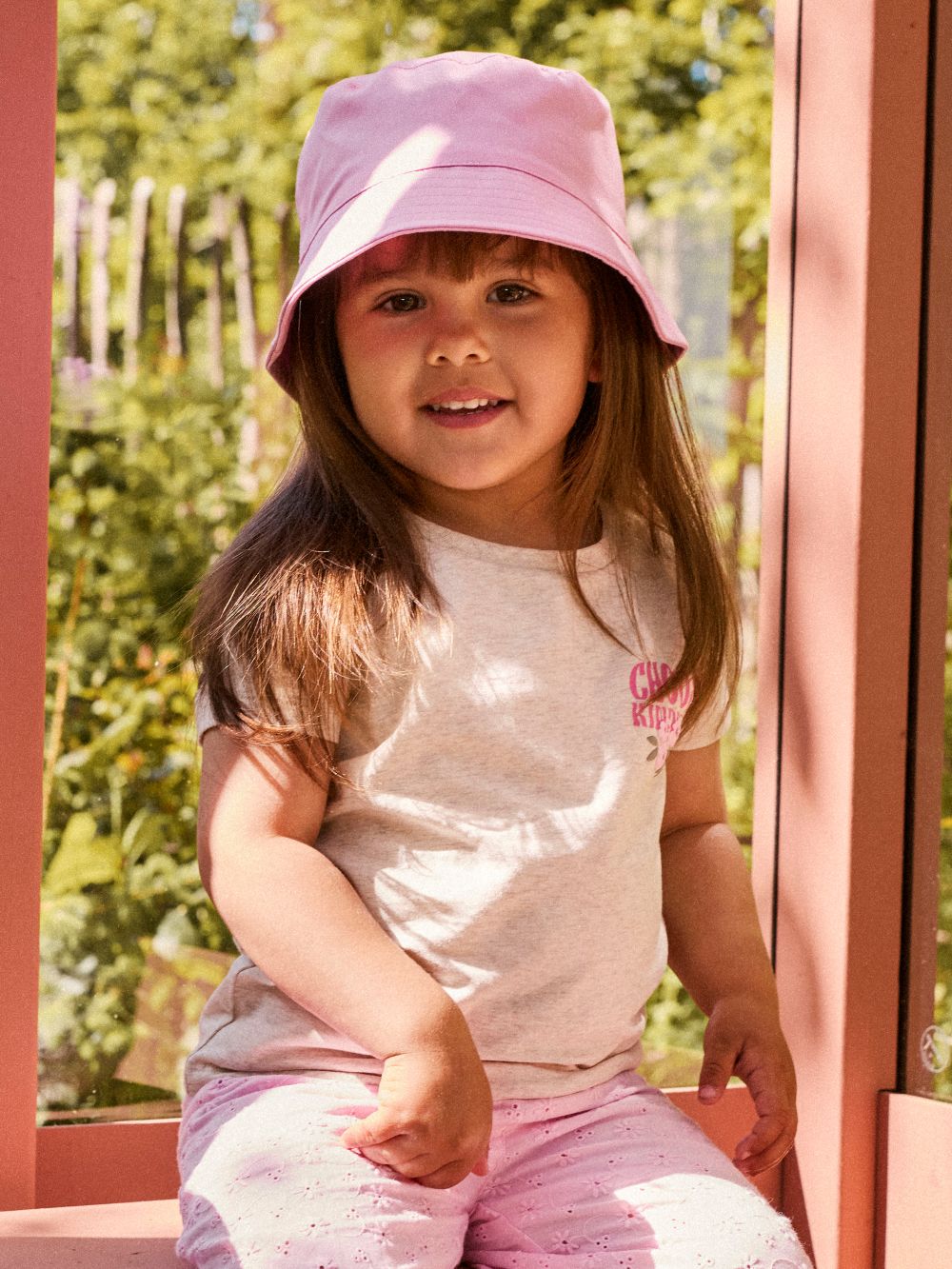 Name It Dartiana SS Top - Peyote Melange