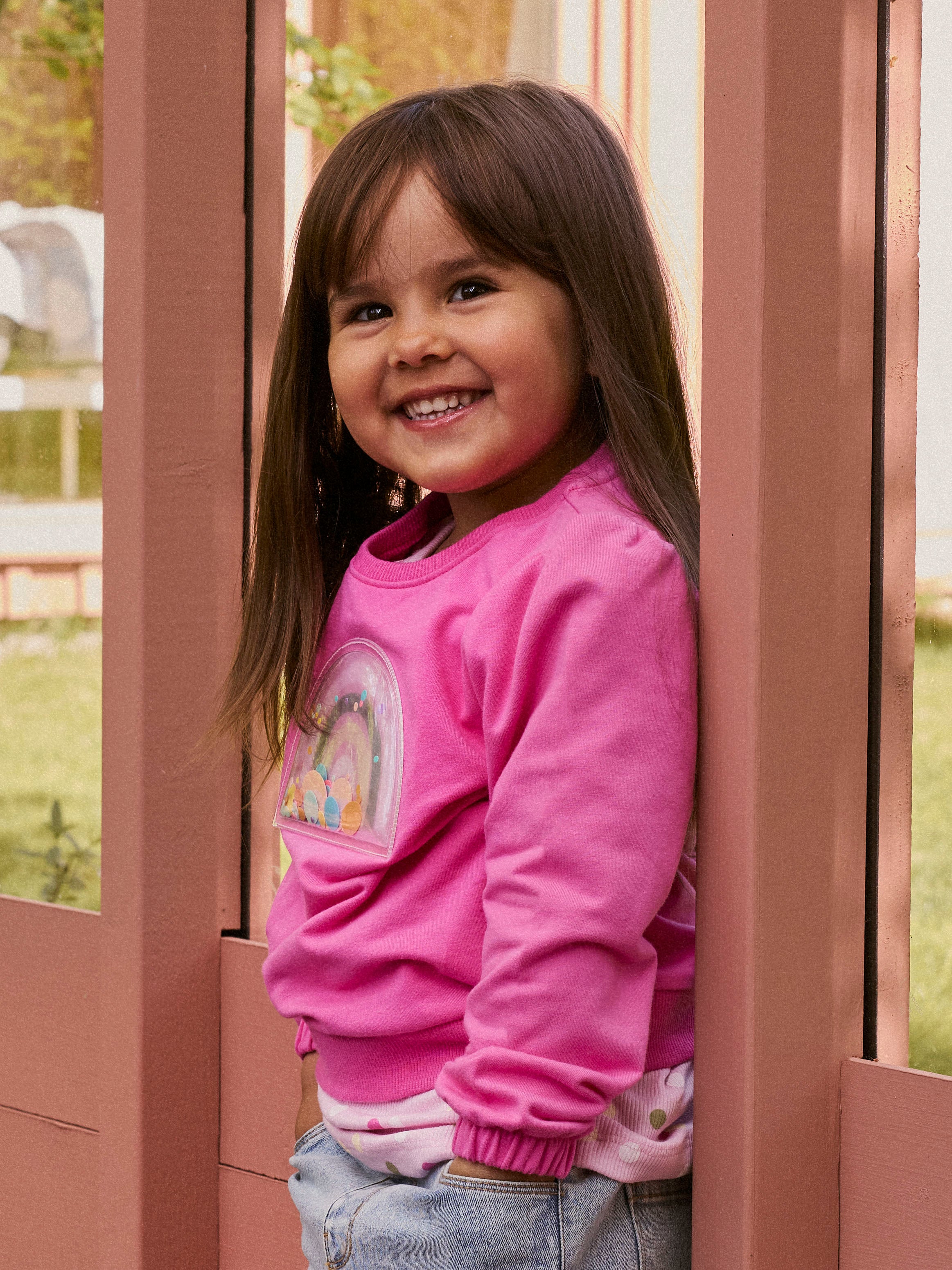 Name It Dottana LS Sweat Shirt - Strawberry Moon