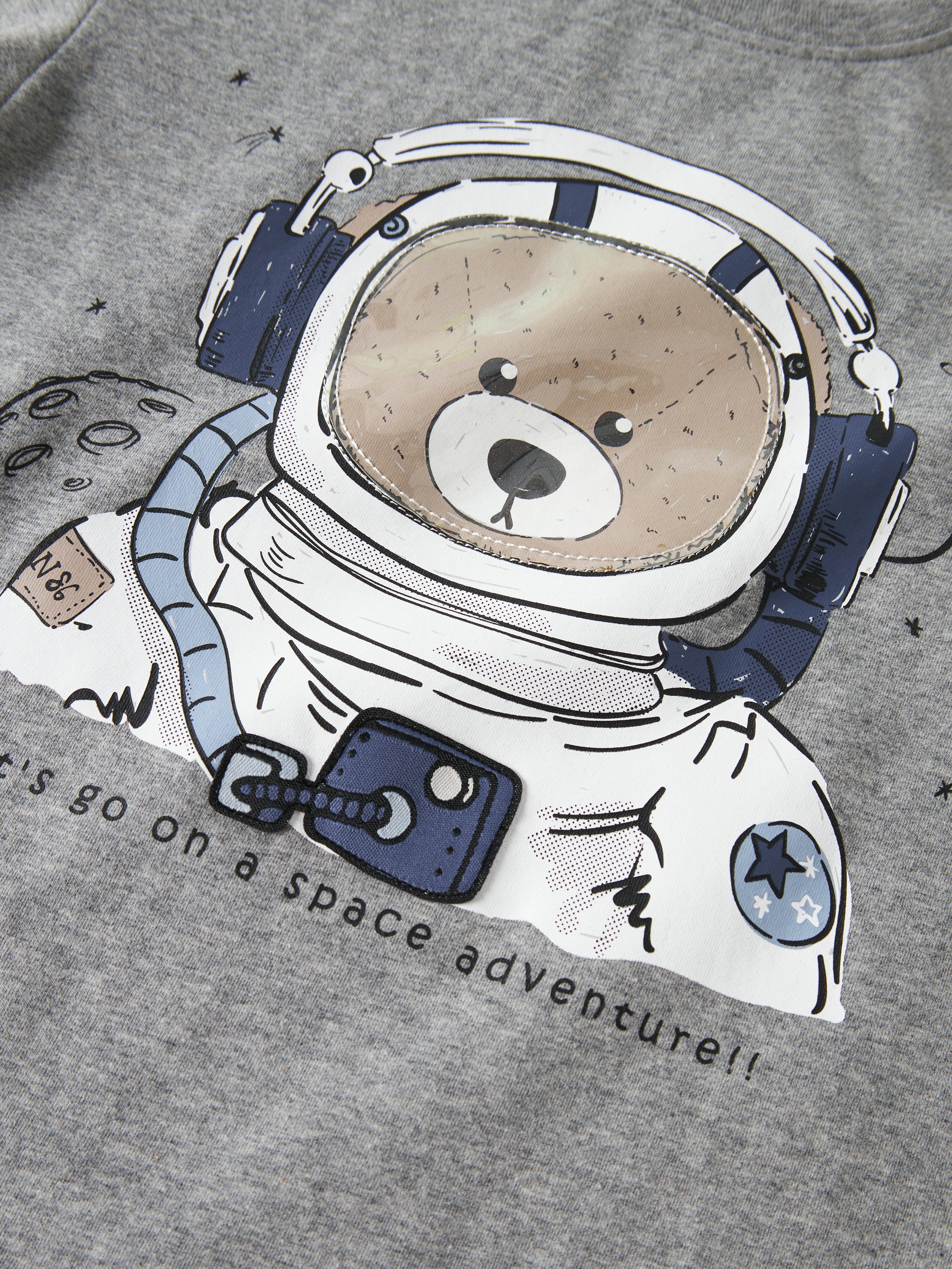 Name It Dilka SS Top - Grey Melange