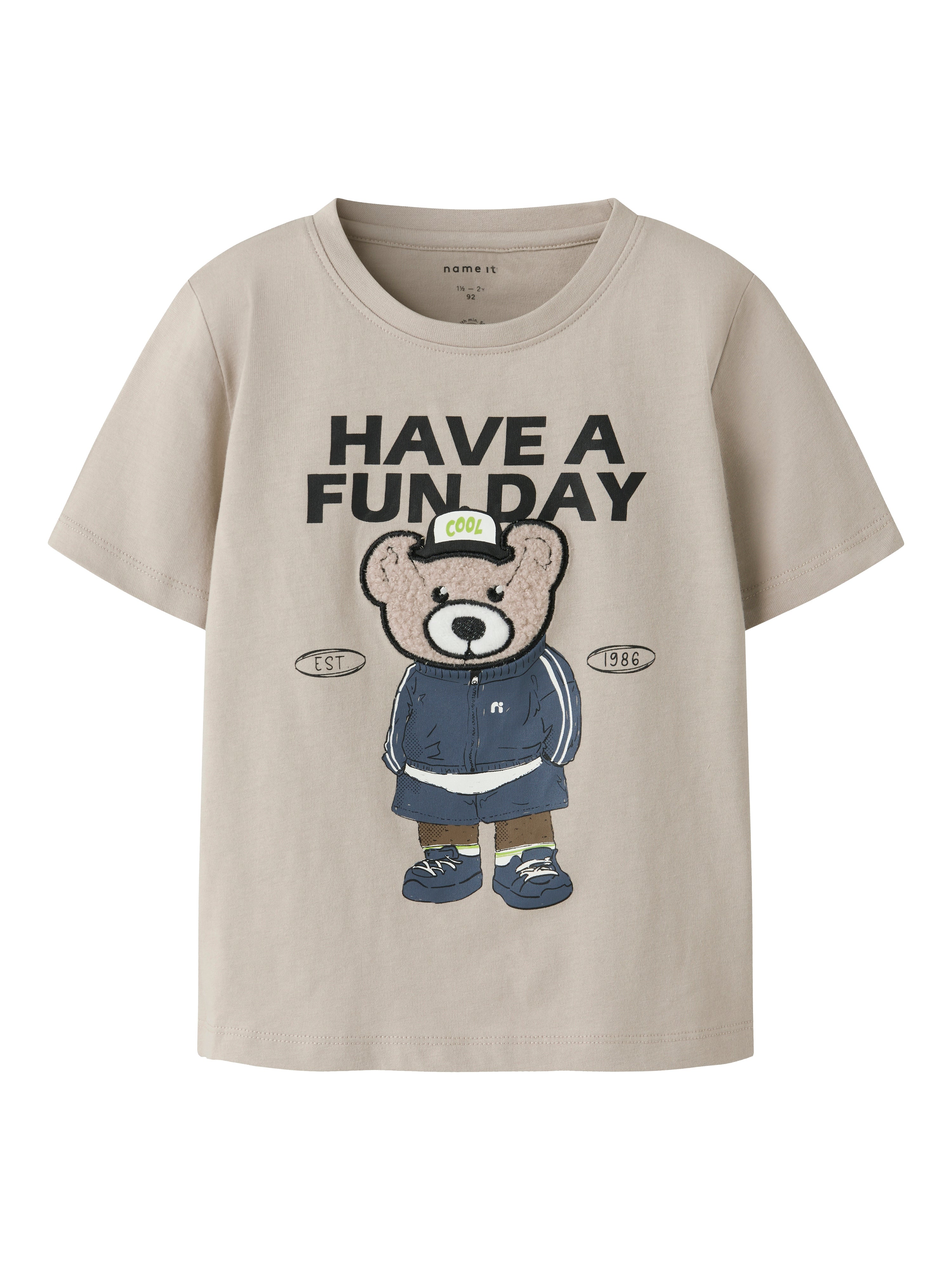 Name It Dilka SS Top - Chateau Gray