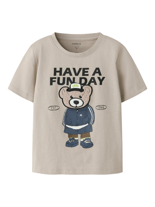 Name It Dilka SS Top - Chateau Gray