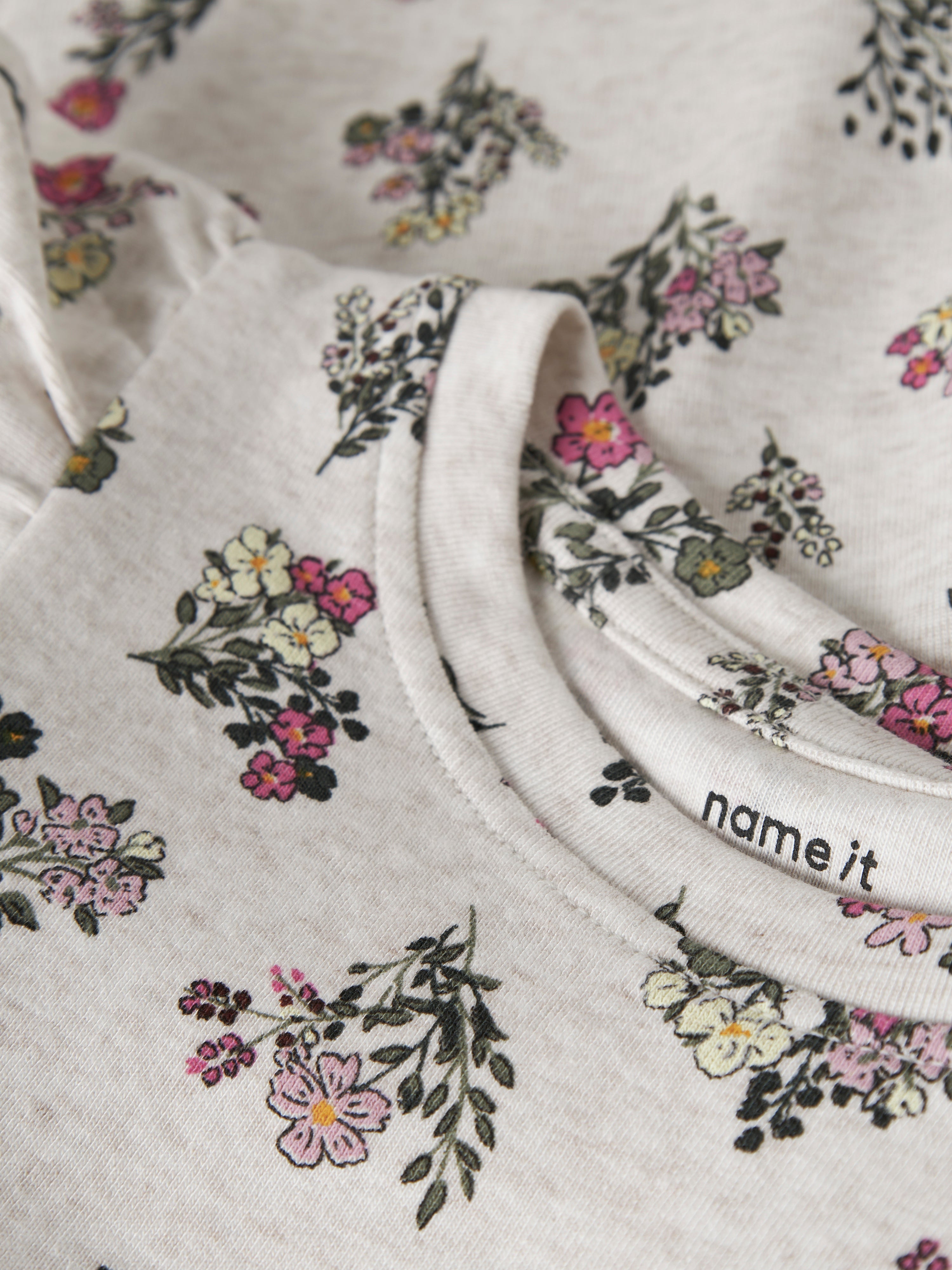 Name It Doritta LS Top - Peyote Melange