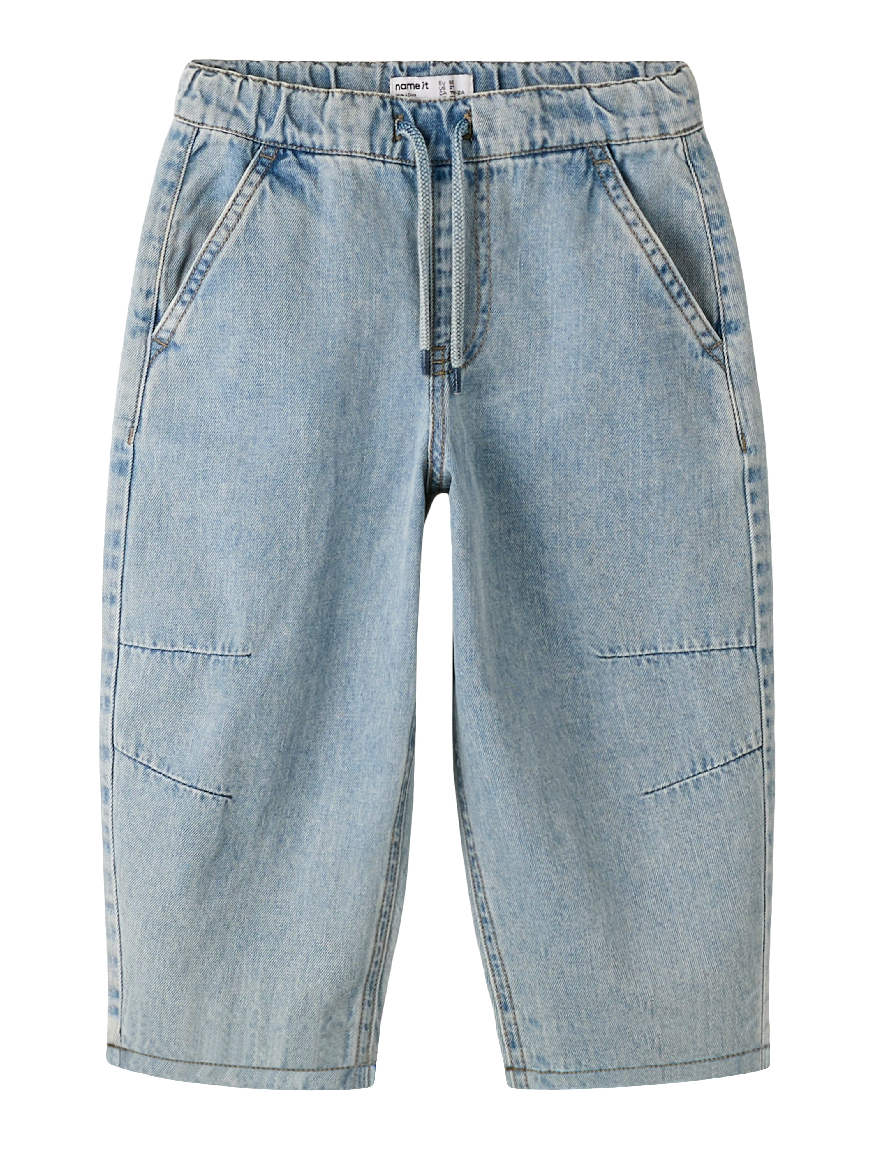 Name It Ben Jog Barrel Jeans - Light Blue Denim