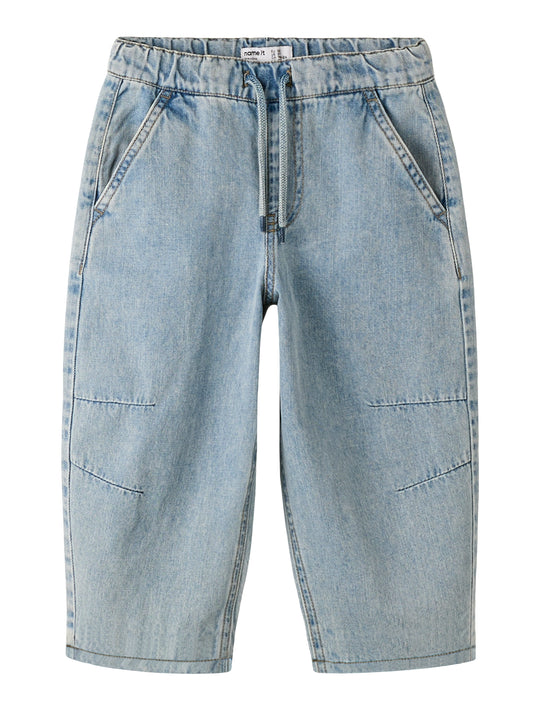 Name It Ben Jog Barrel Jeans - Light Blue Denim