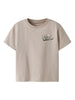 Name It Digro – T-shirt med Print - Chateau Gray