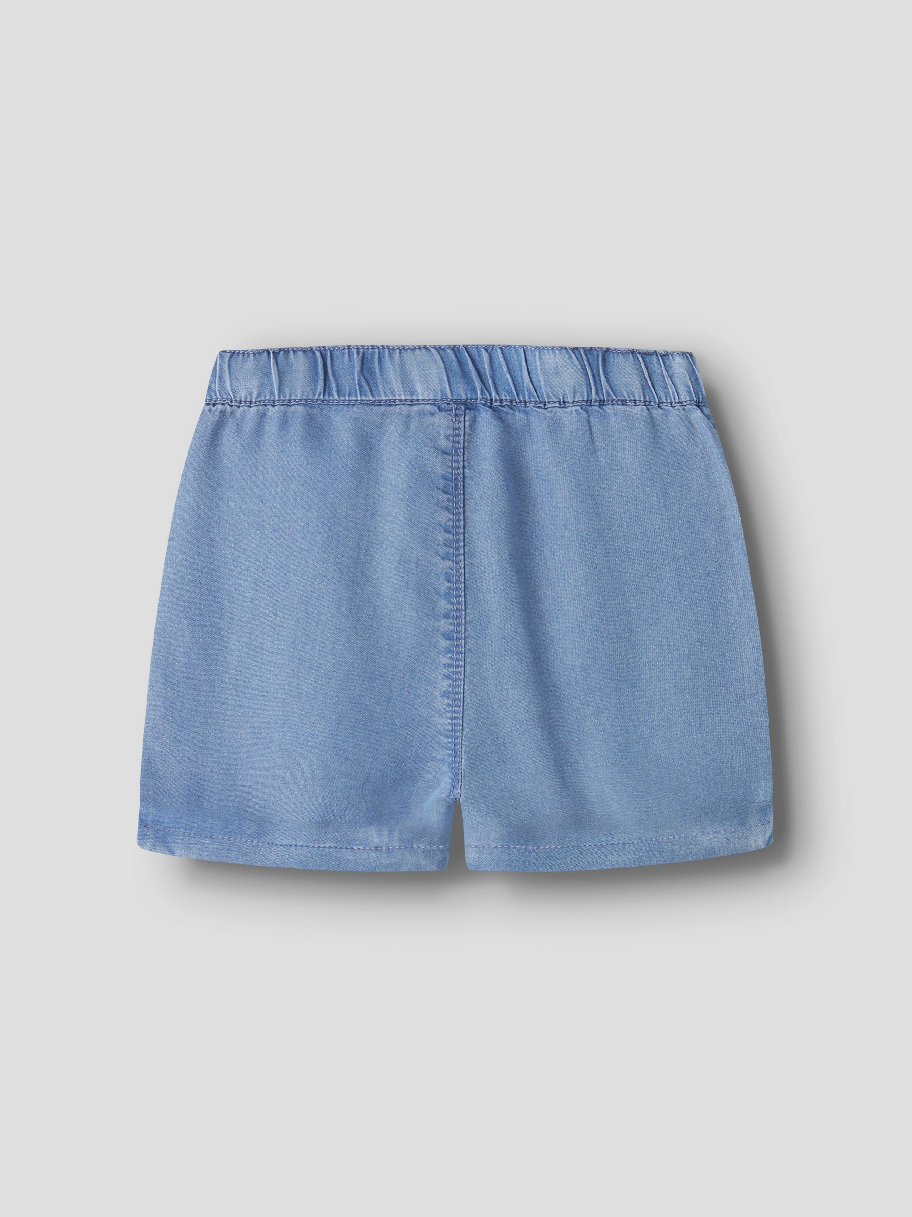 Name It Bella - Denim Pleat Shorts - Medium Blue Denim