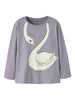 Name It Valiane LS Top - Lavender Gray