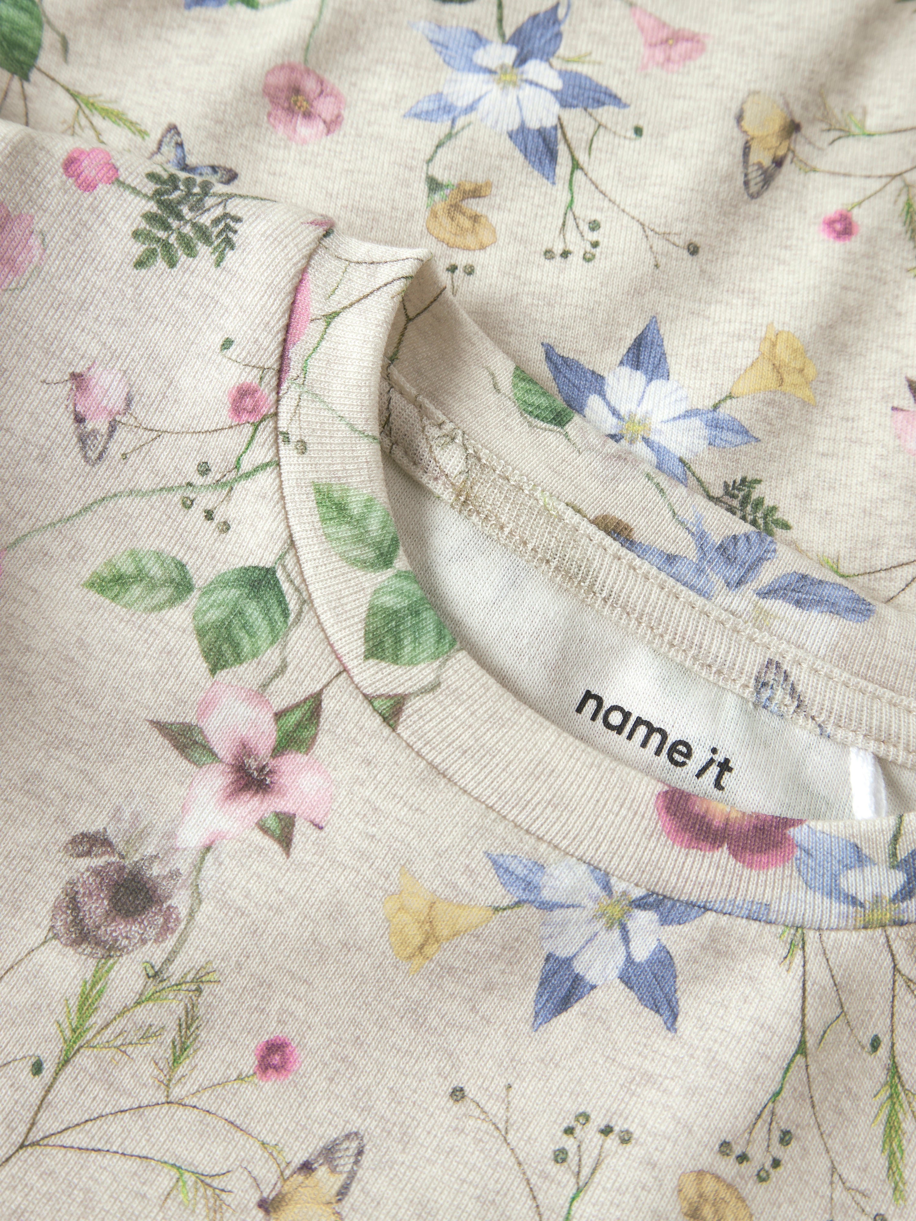 Name It Falca LS Top - Peyote Melange