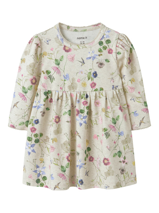 Name It Falca Dress - Peyote Melange