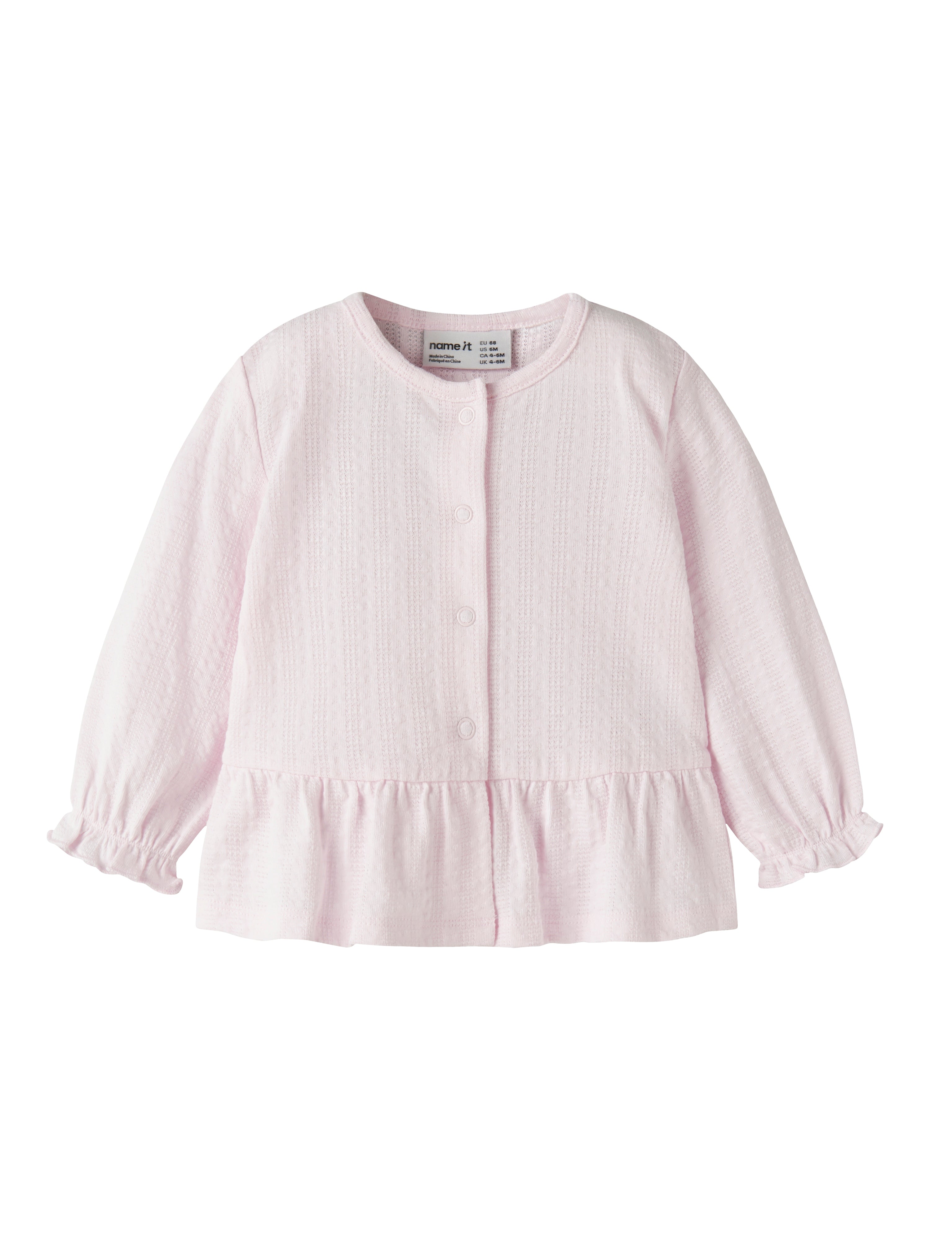 Name It Free Cardigan - Cradle Pink