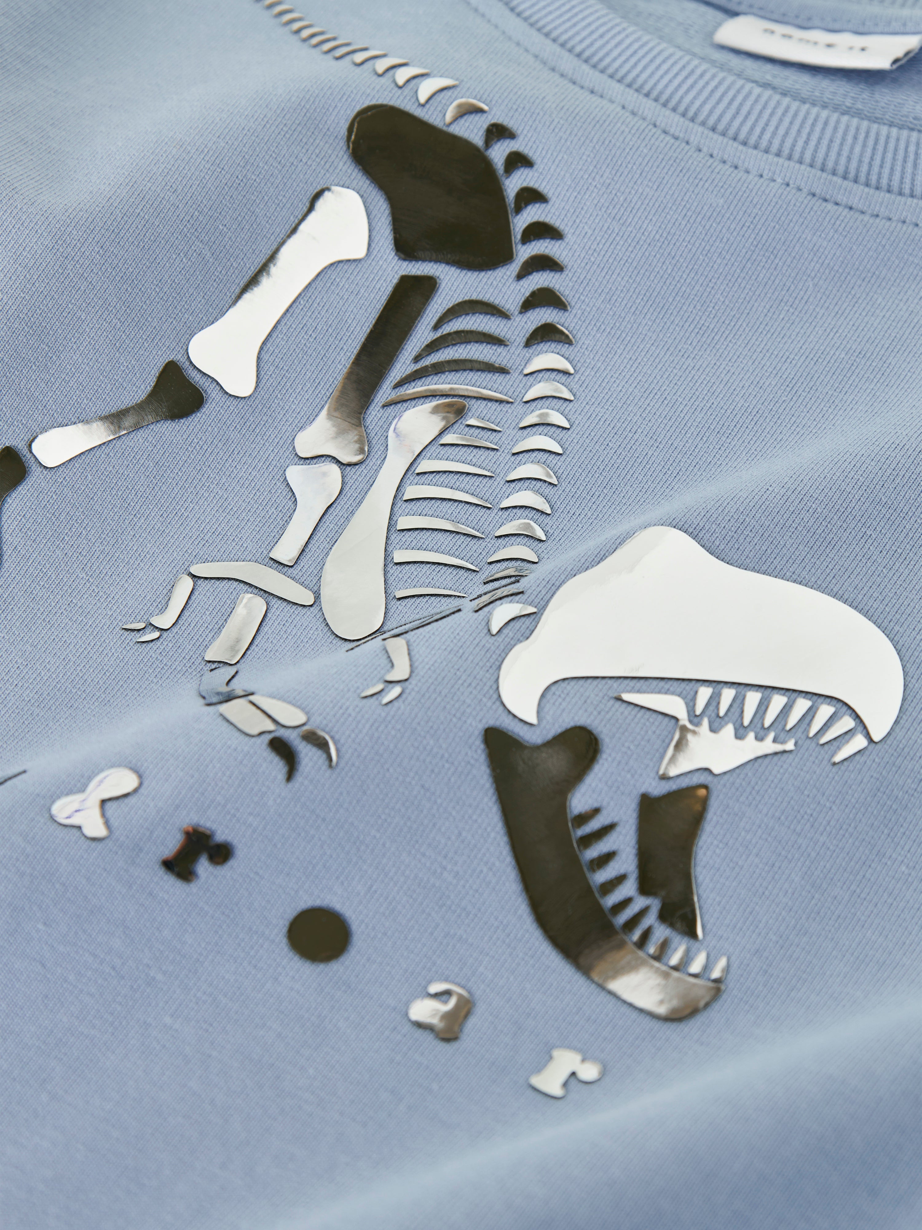 Name It Finn Sweat Shirt - Blue Fog