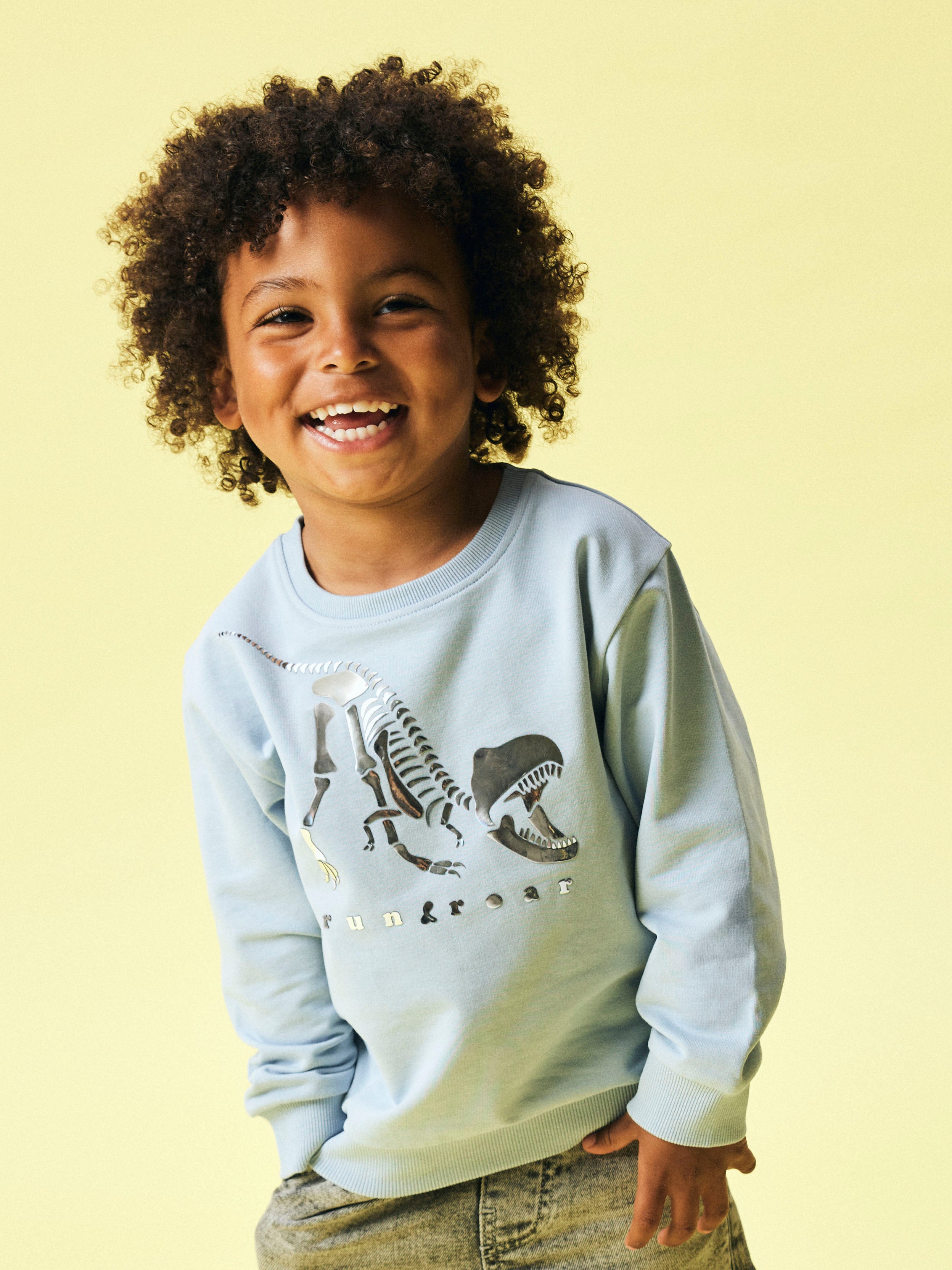 Name It Finn Sweat Shirt - Blue Fog